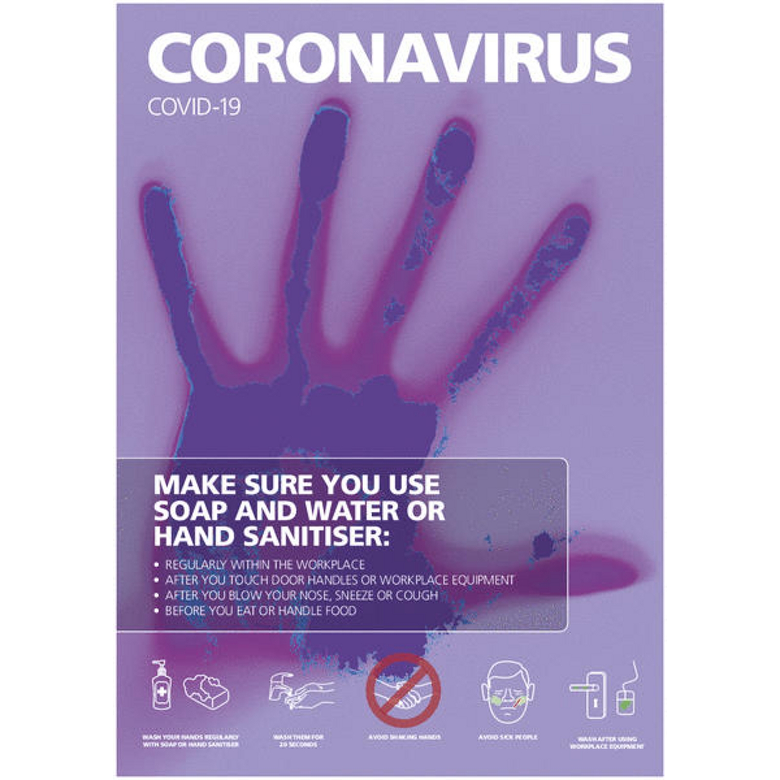 Coronavirus A3 S A Poster