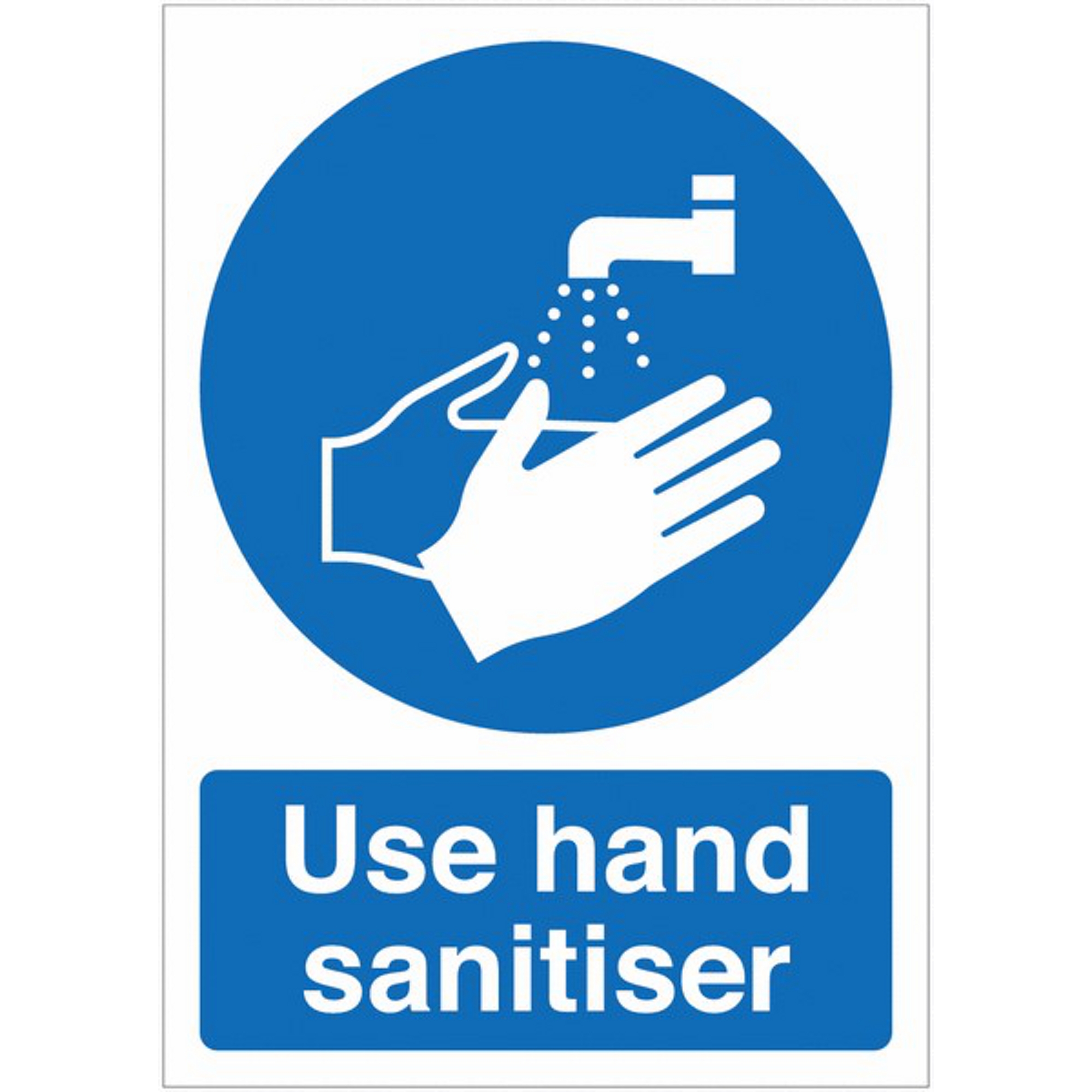 Use Hand Sanitiser A4 Self-Adhesive Poster