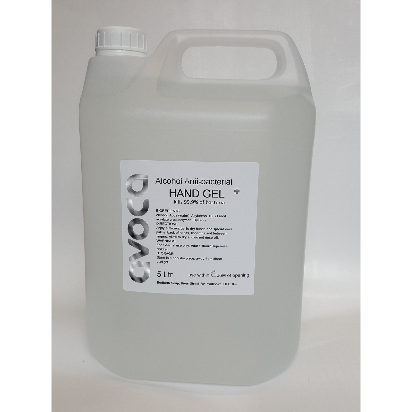 Avoca Antibac Alcohol Hand Gel 2 X 5l