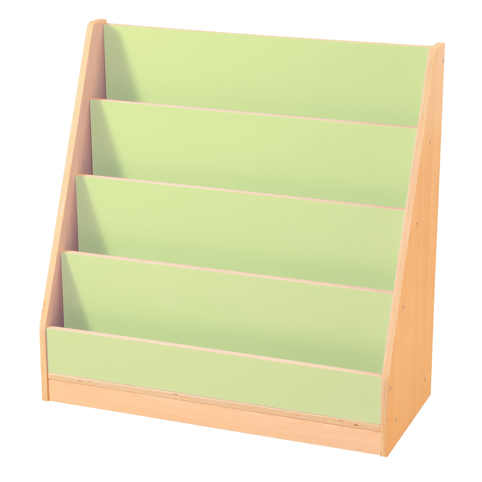 Pastel Green & Maple 4Tier Book Display