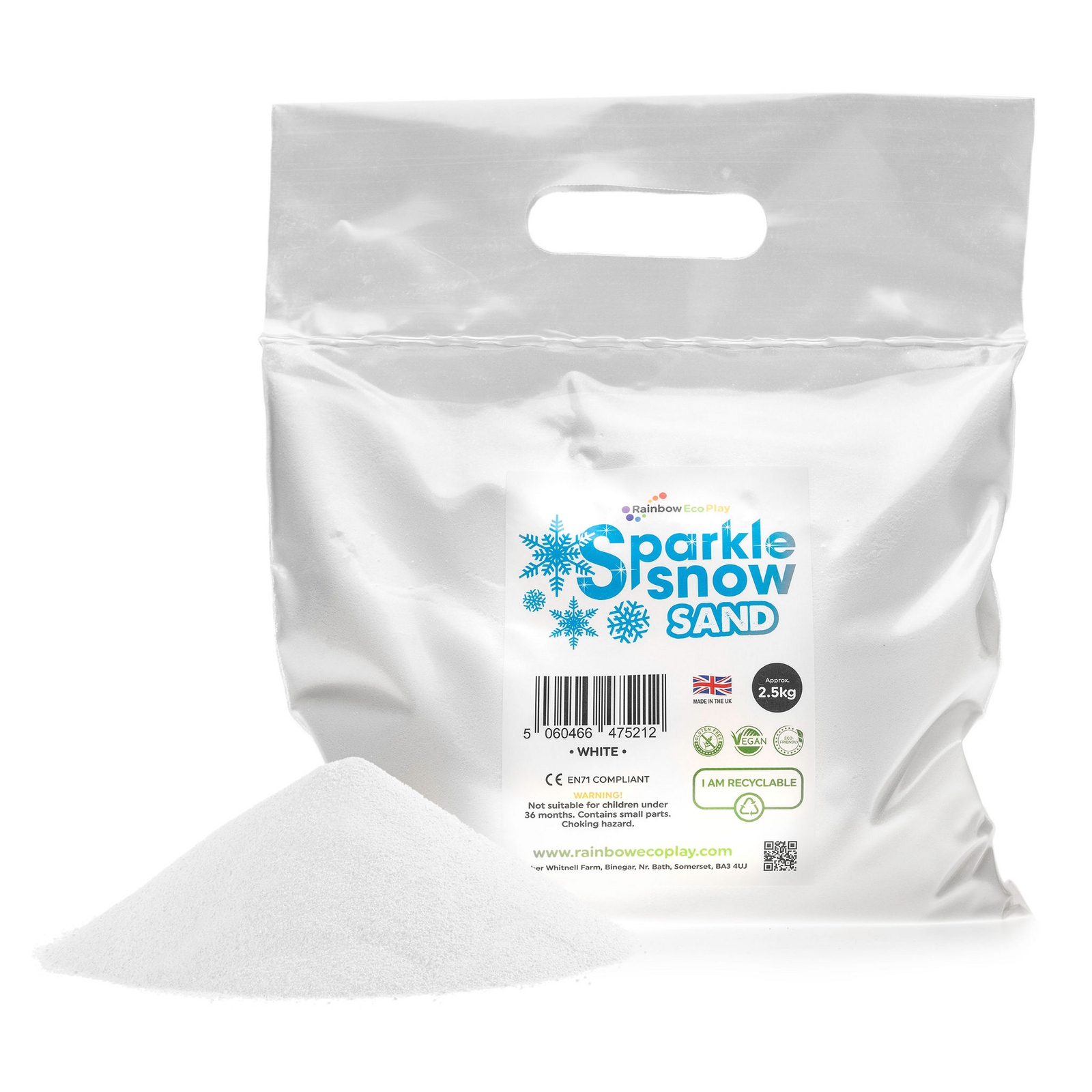 Sparkle Snow Sand - 2.5kg - Each