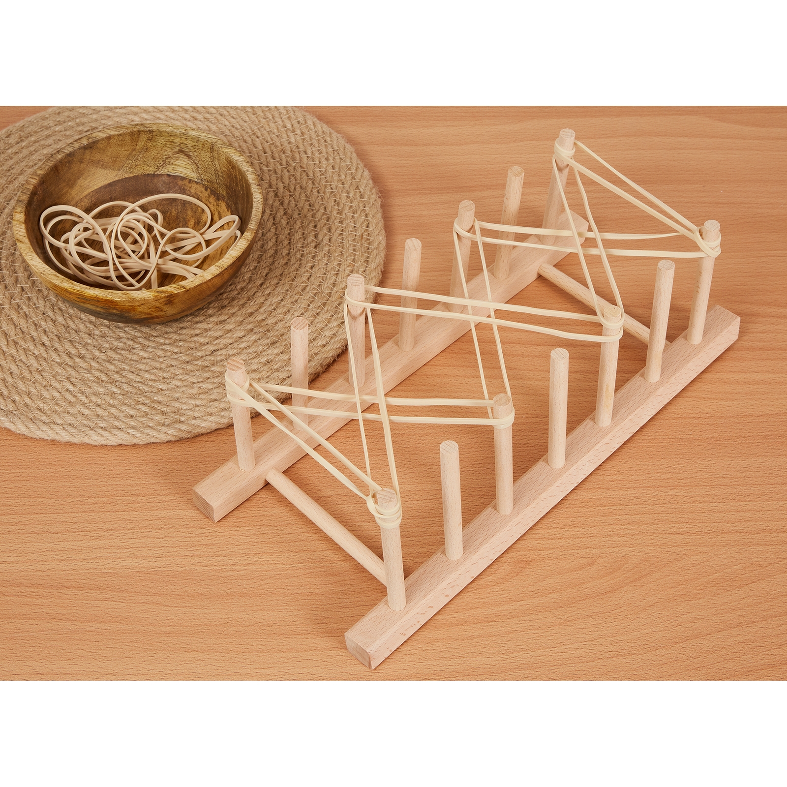 Wooden Threading Stand from Hope Education