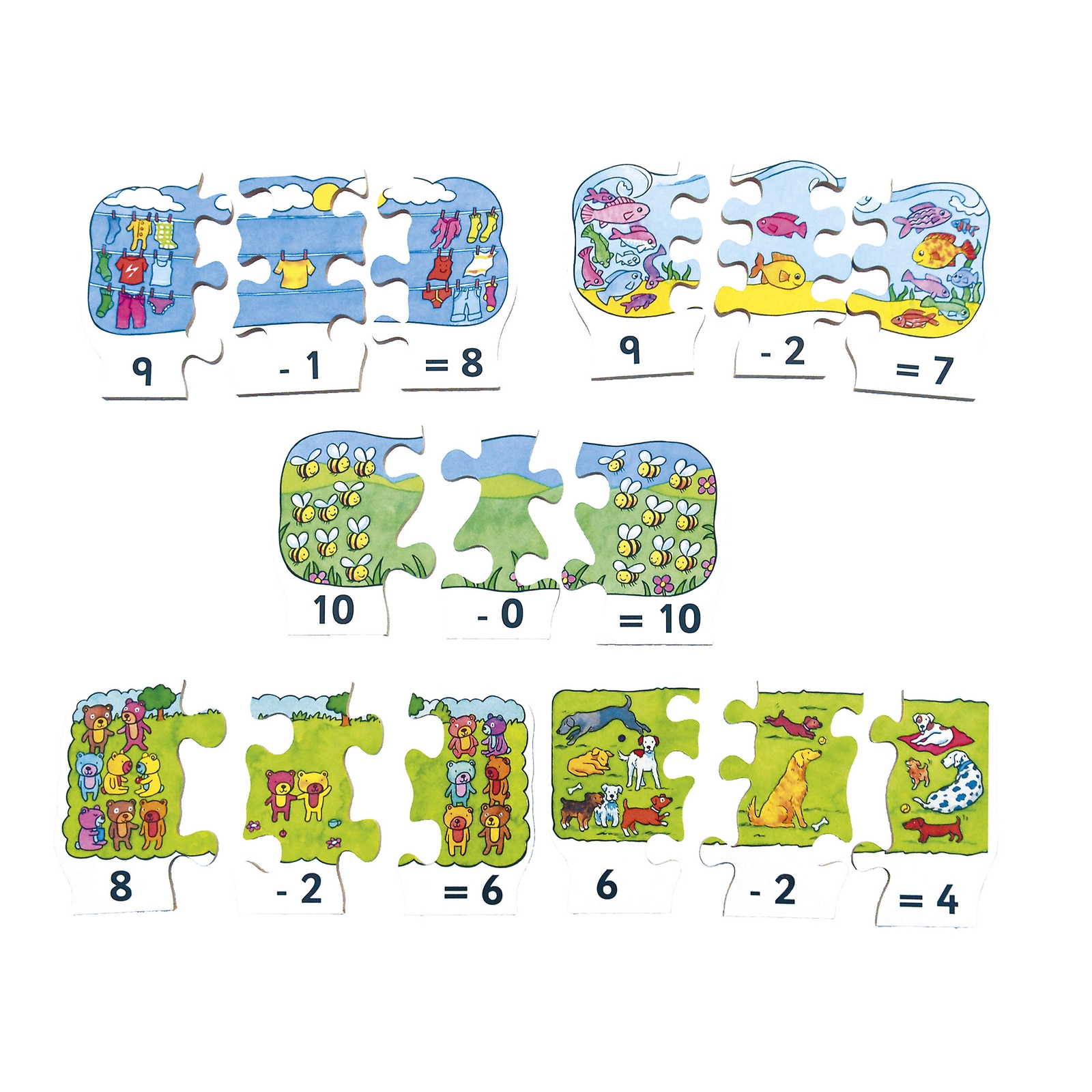 Sum Fun: Subtraction Jigsaw Puzzles