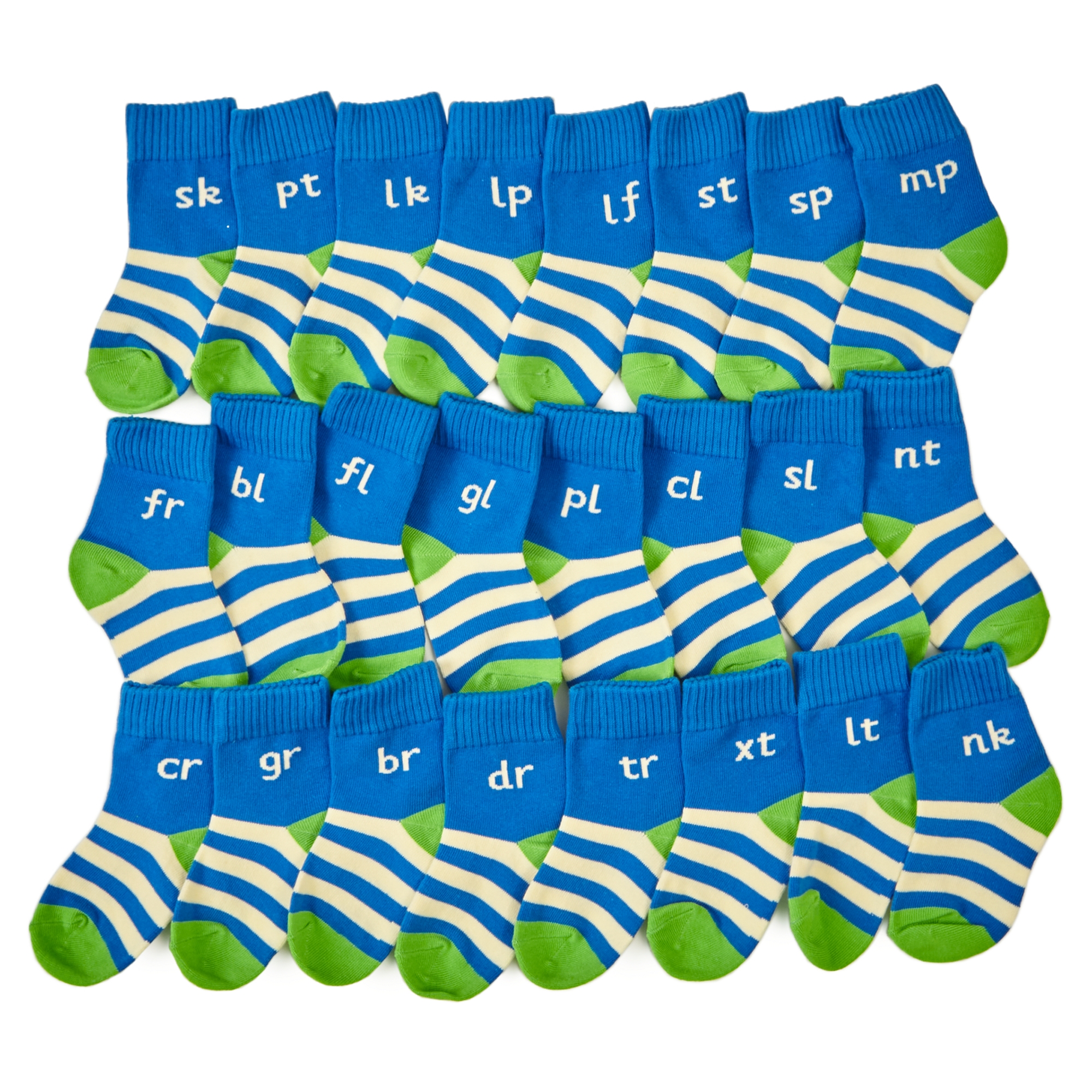 Letter And Sound Socks Phase 4 39pcs
