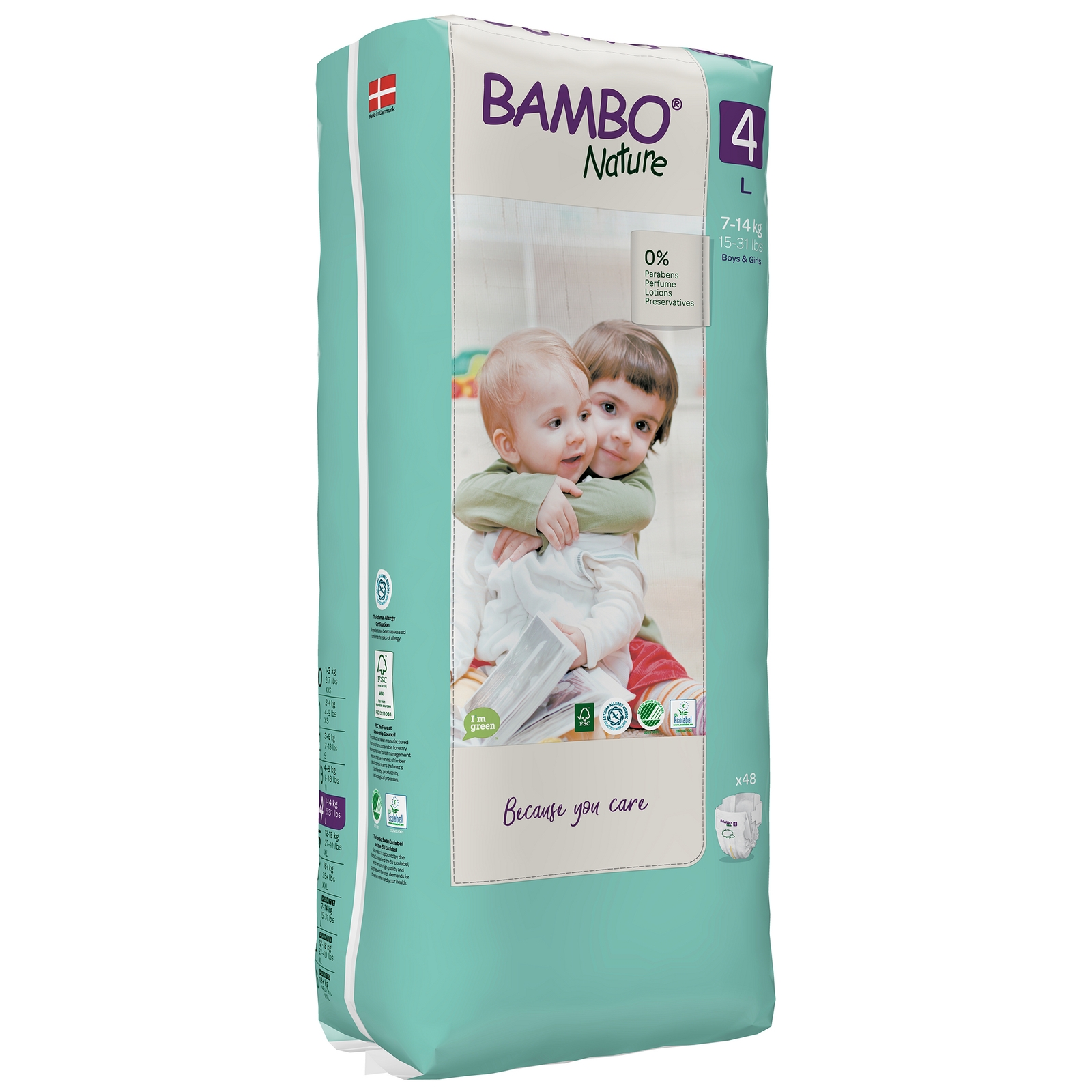 Bambo Nature Nappies Maxi TB Size 4