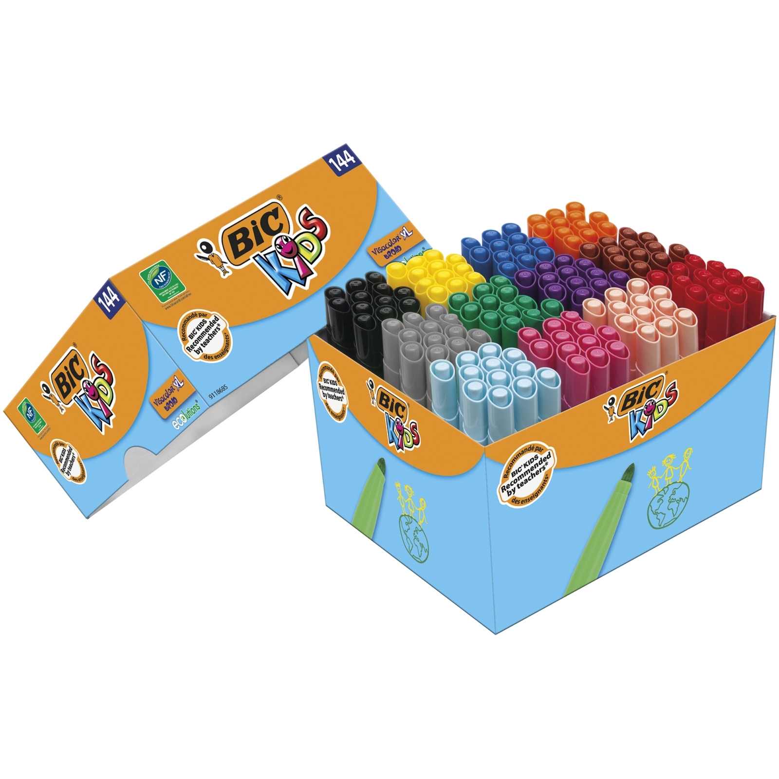 BIC Kids Visa Colour Felttips Broad P144