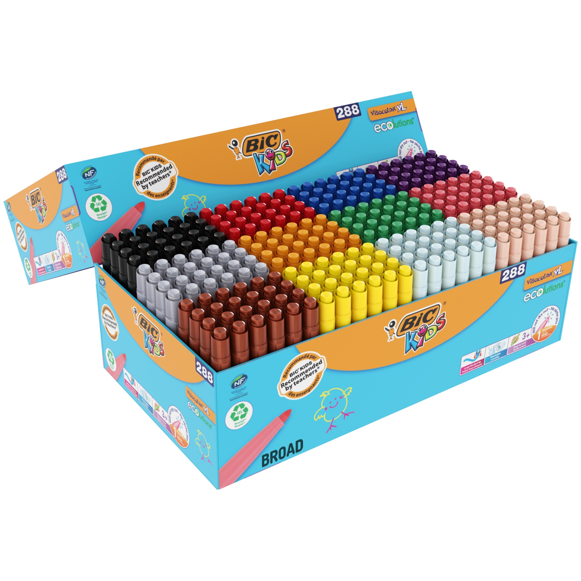 Bic Kids Visa Colour Felttips Broad P288