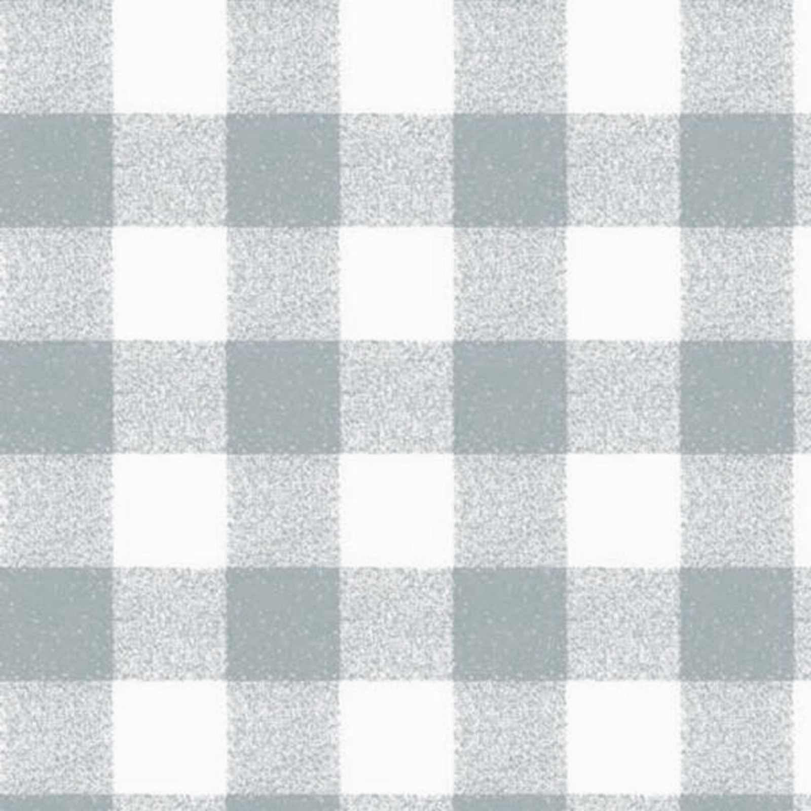 Gingham Table Cloth - Circular - Silver/Grey