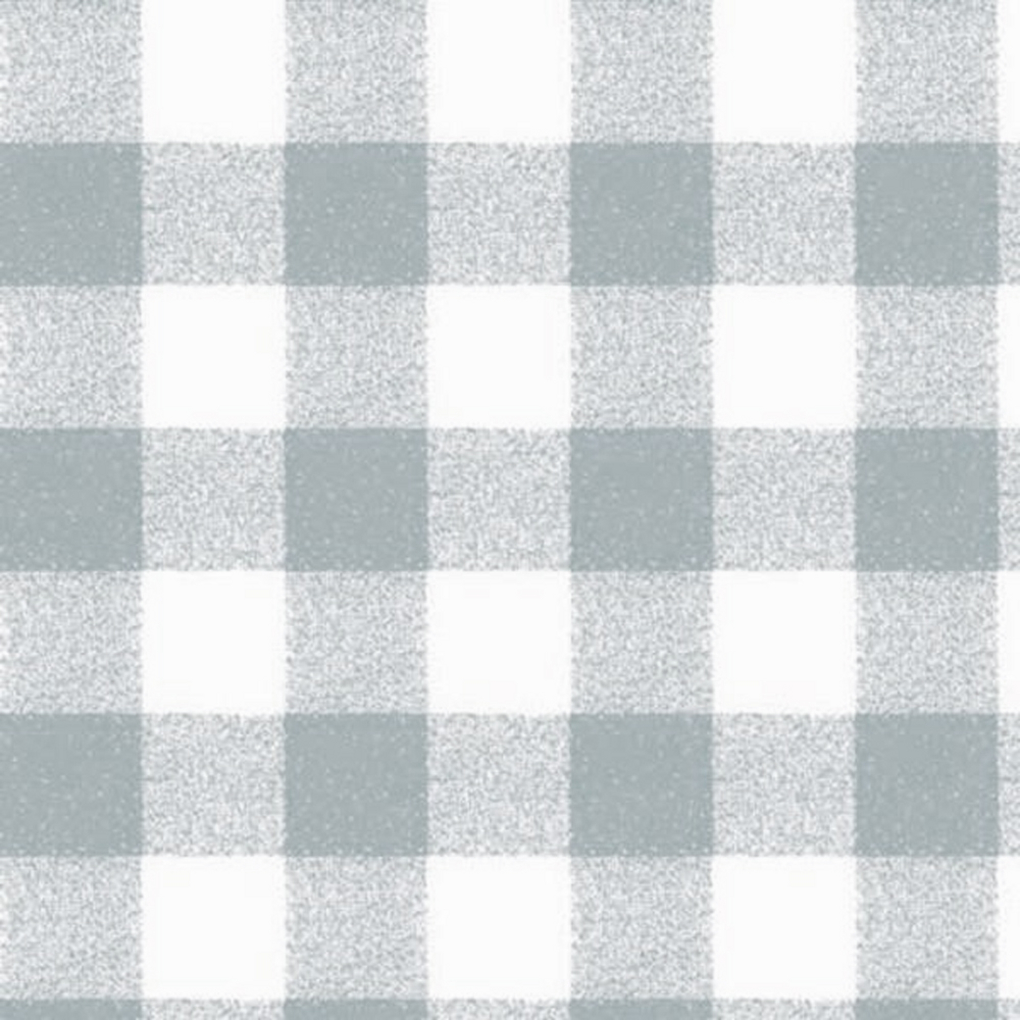 Gingham Circ Table Cloth Silver Grey