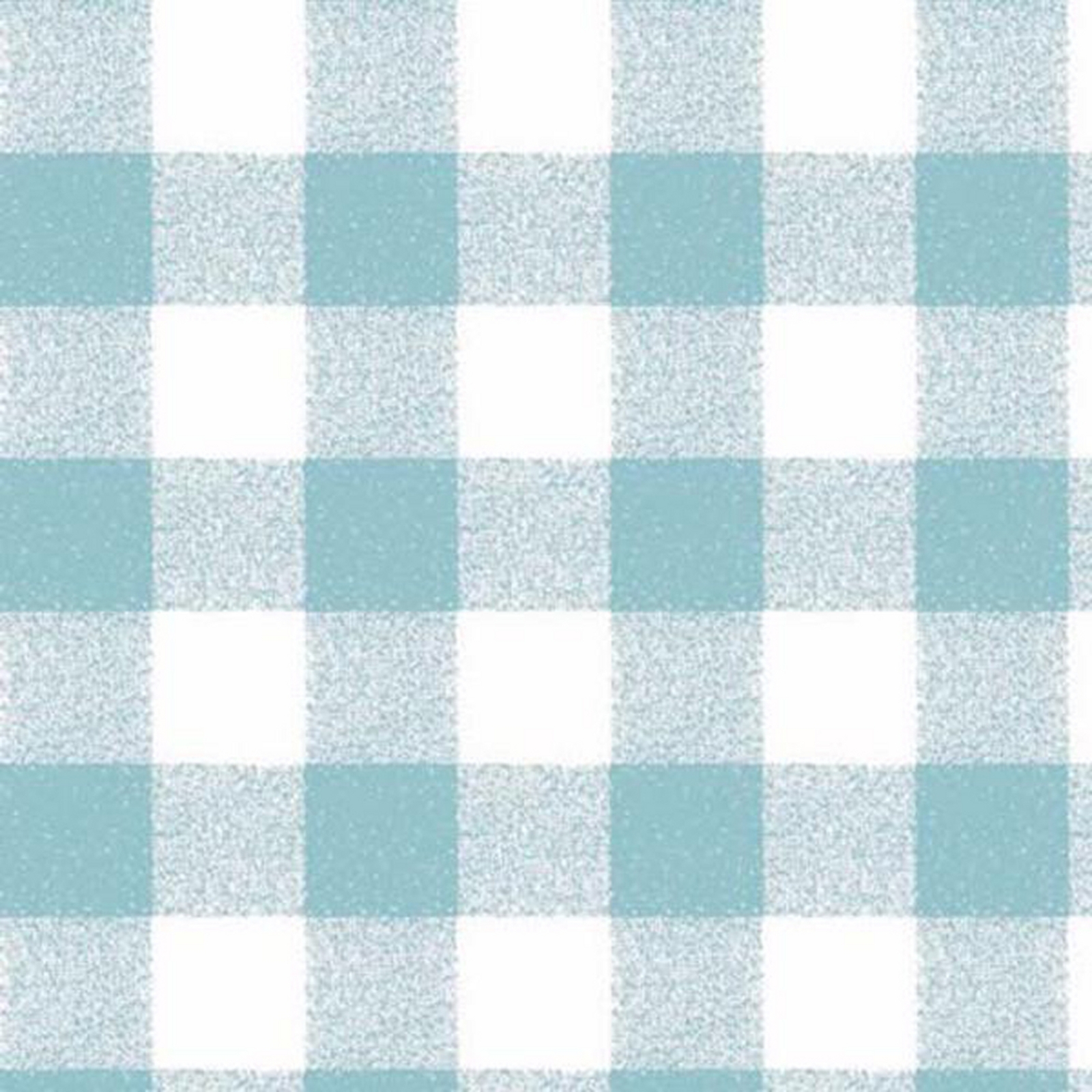 Gingham Table Cloth - Circular - Duck Egg