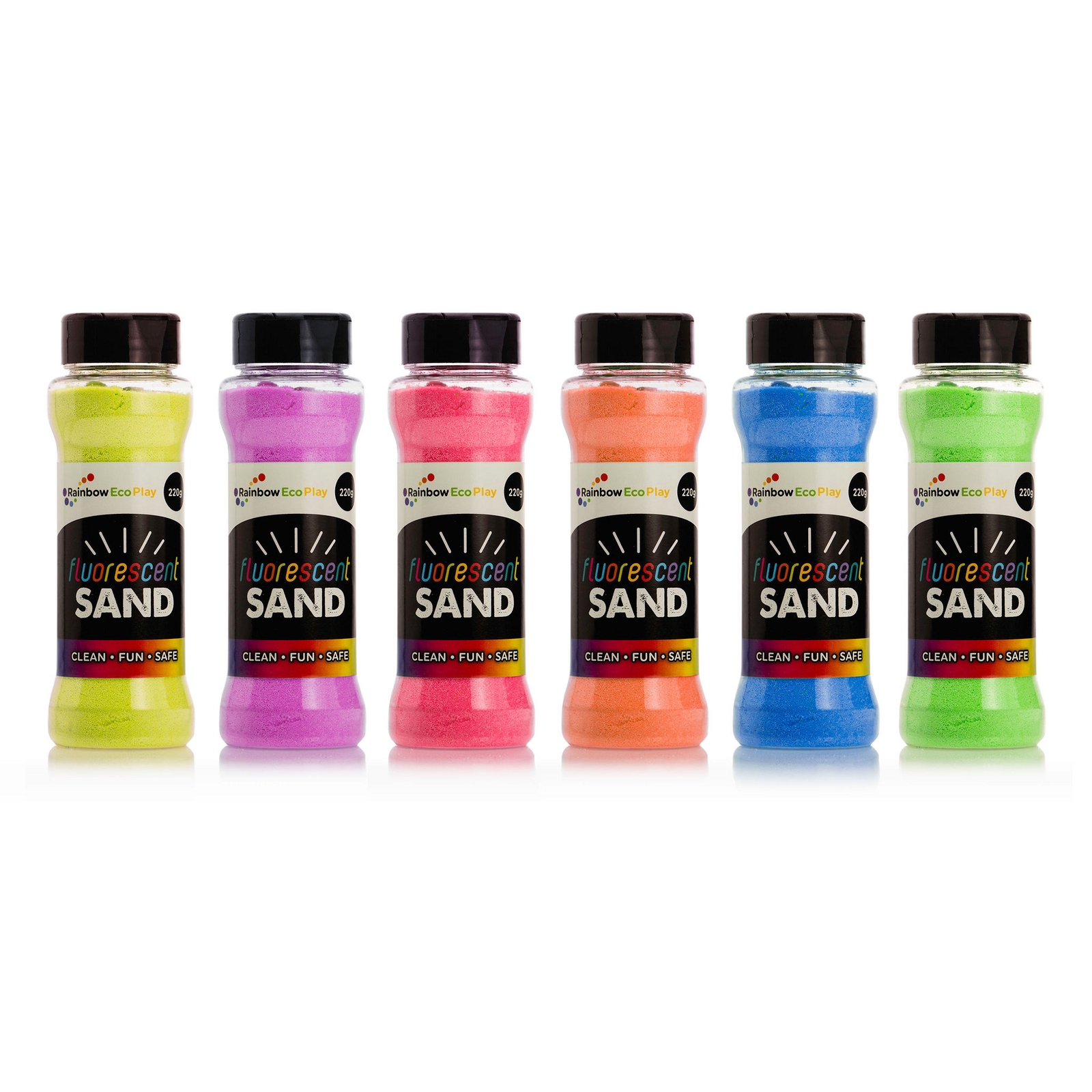 Eco-Friendly Fluorescent Sand - 220g Shakers