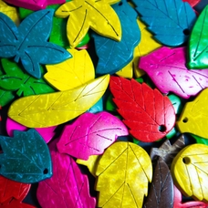 Recycled Coconut Shells - Leaves