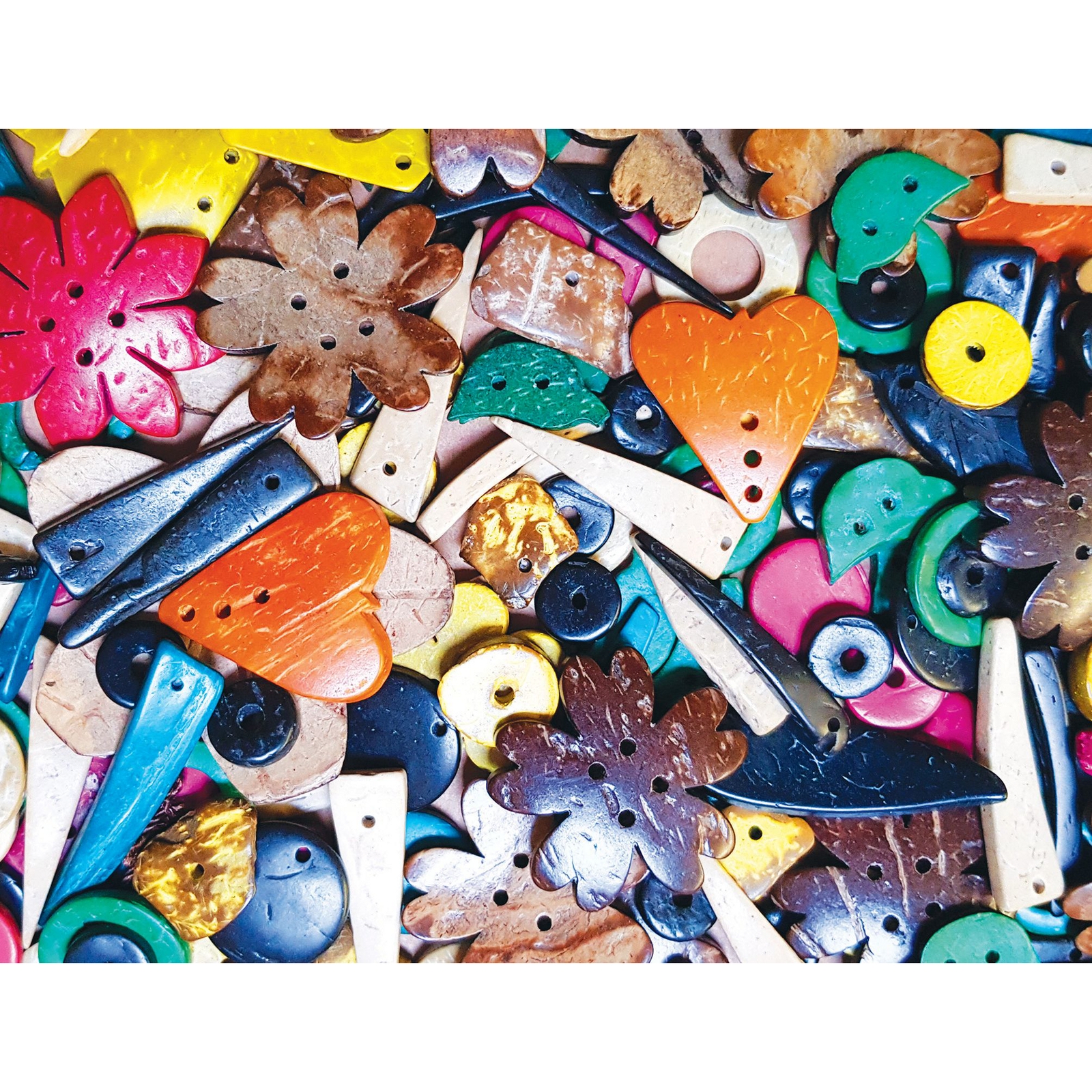 Recycled Coconut Shells - Assorted Shapes