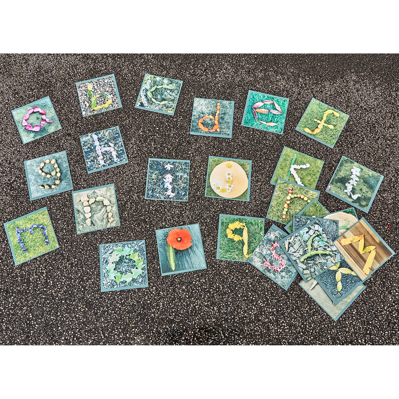 Nature Lowercase Alphabet Floor Tiles - Pack of 26