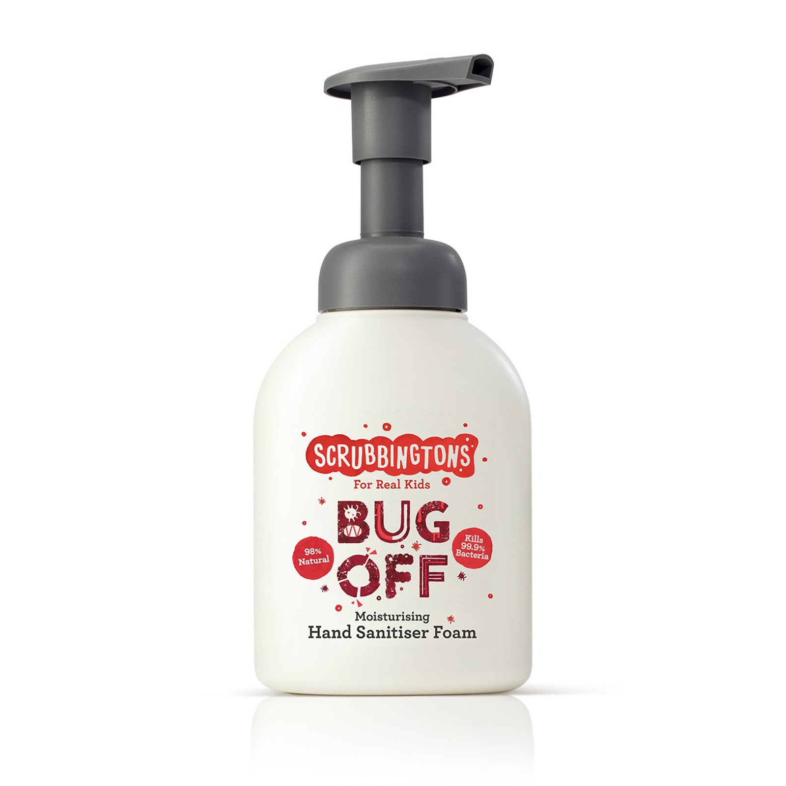 Alcohol Free Foam Bug Off Hand Sanitiser 6 x 200ml