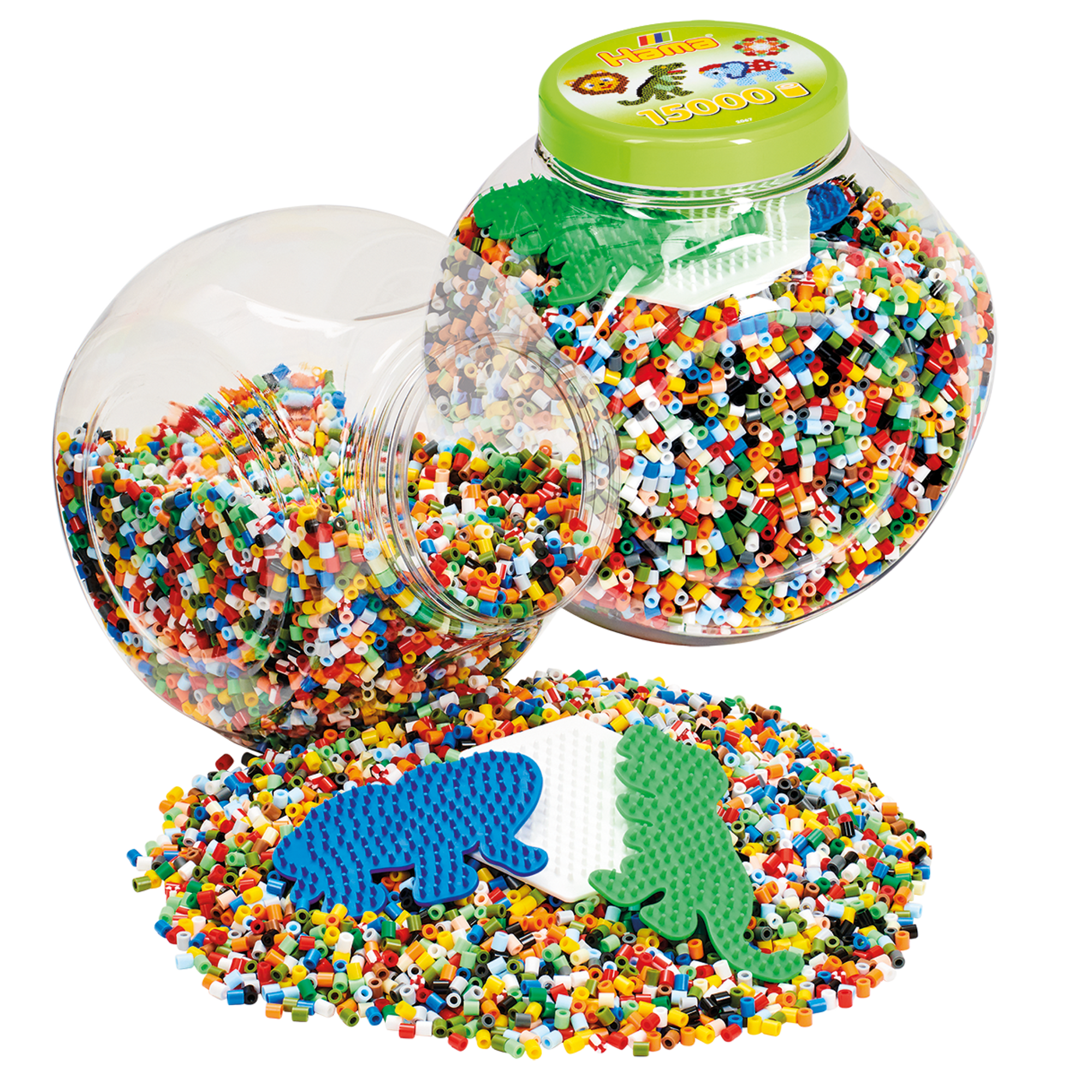 He1874136 Hama Beads And Pegboards Tub Green Hope Education