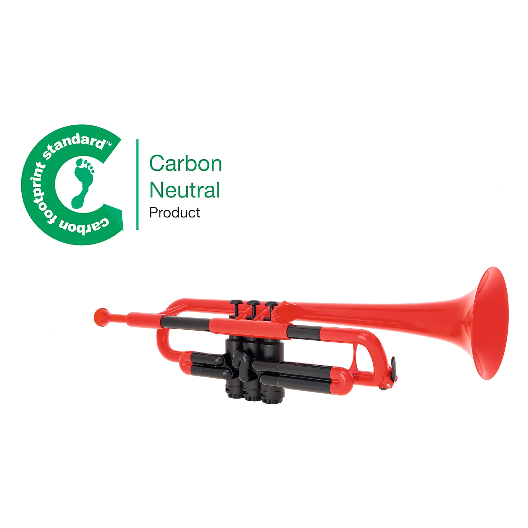 Ptrumpet Plastic Bb Trumpet Outfit Red