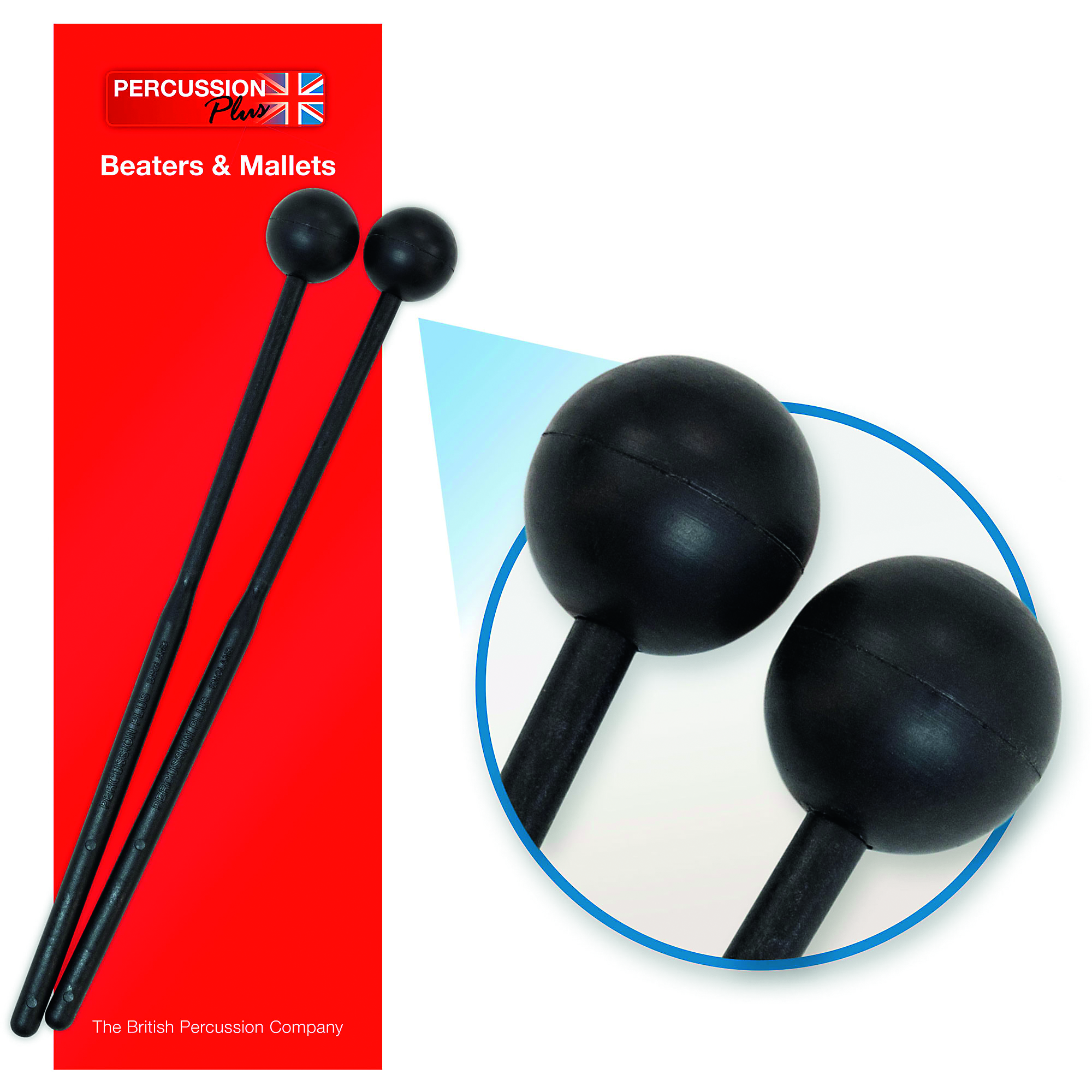 Percussion Plus Rubber Head Beaters Soft