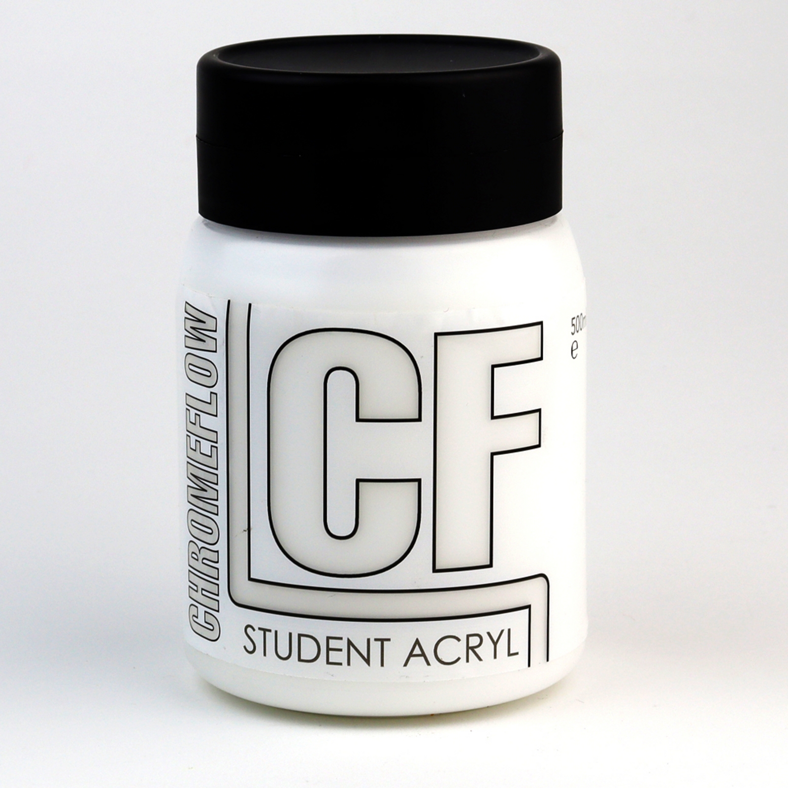 Chromeflow Titanium White CF Student Acryl Paint - 500ml - Each