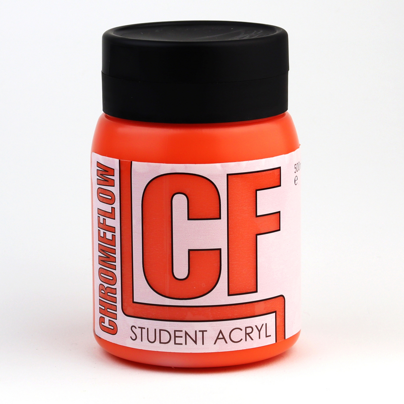 Chromeflow Cadmium Orange CF Student Acryl Paint - 500ml - Each