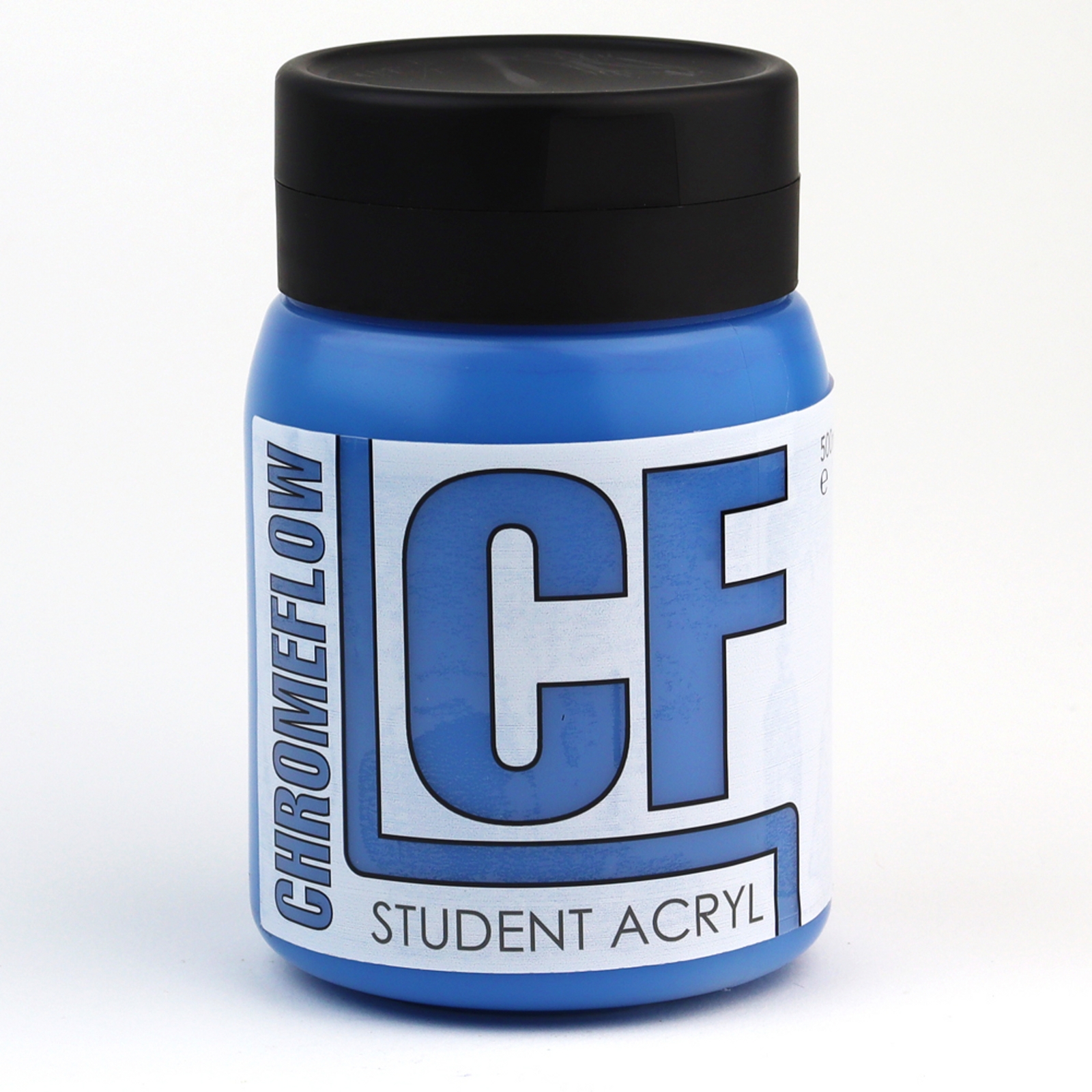 Chromeflow Primary Cyan CF Student Acryl Paint - 500ml - Each