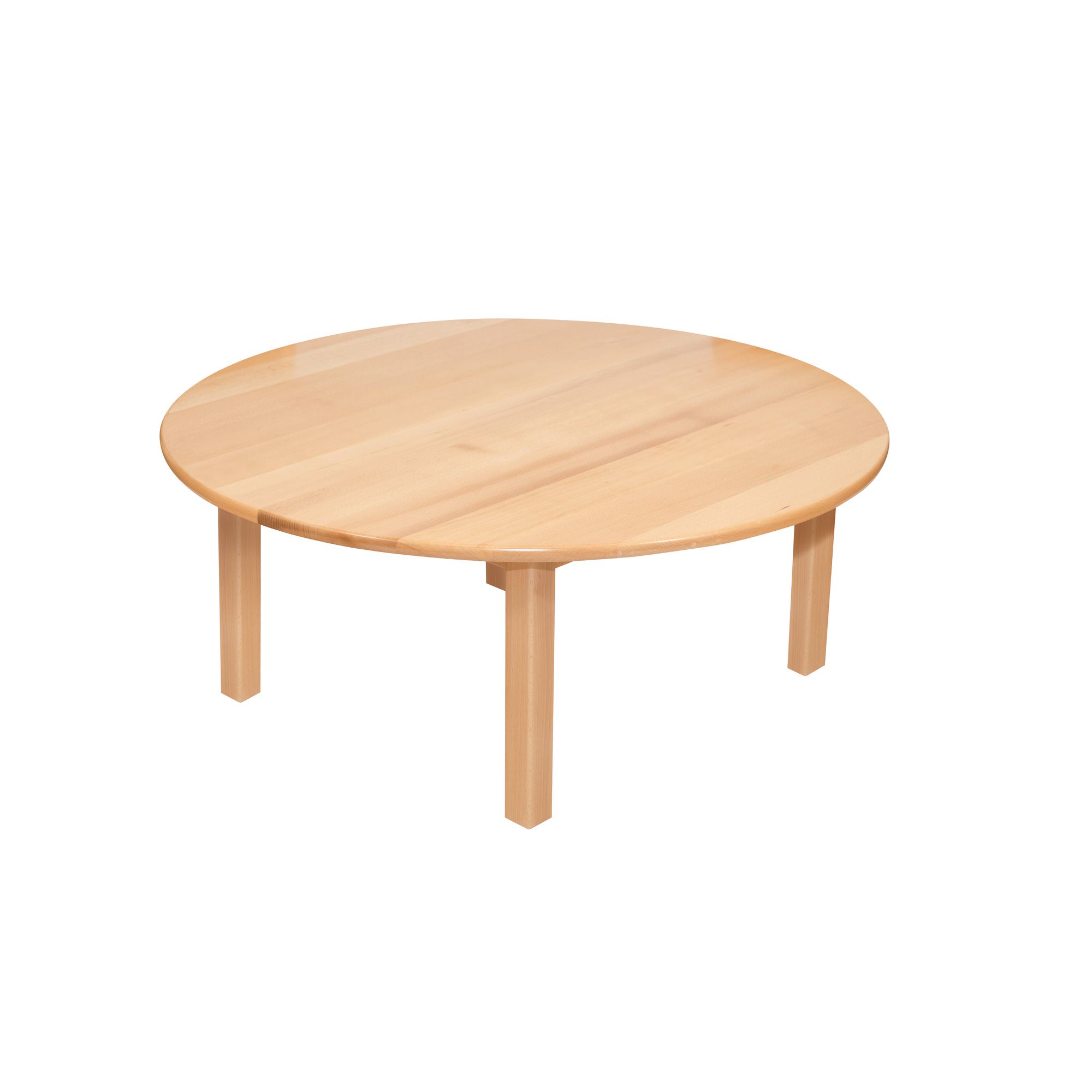 Galt Circular Solid Beech Classroom Table 1000 X 300mm Beech