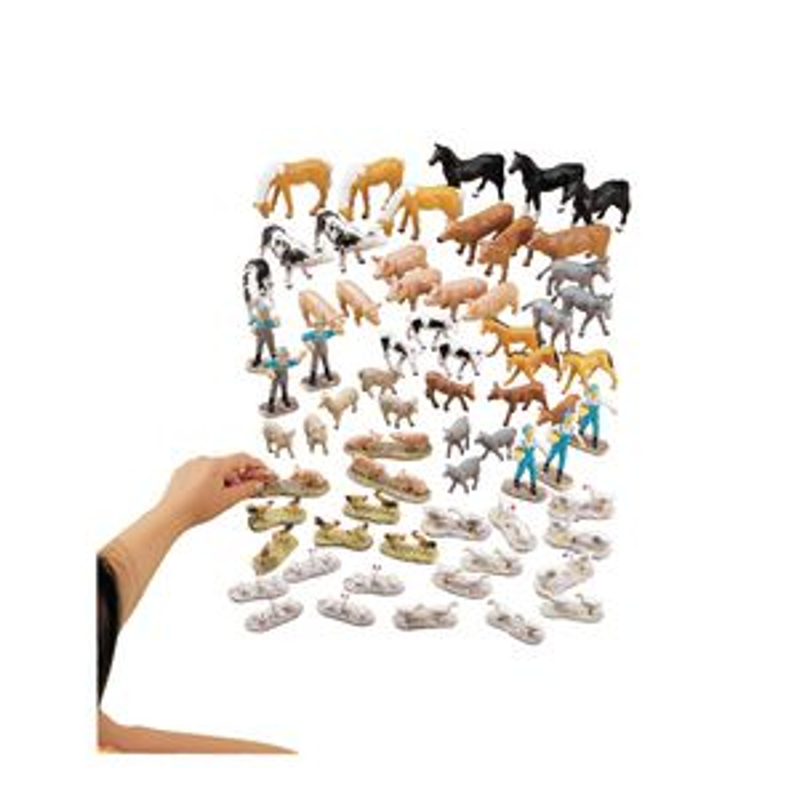 Farm Animals and People - Pack of 38