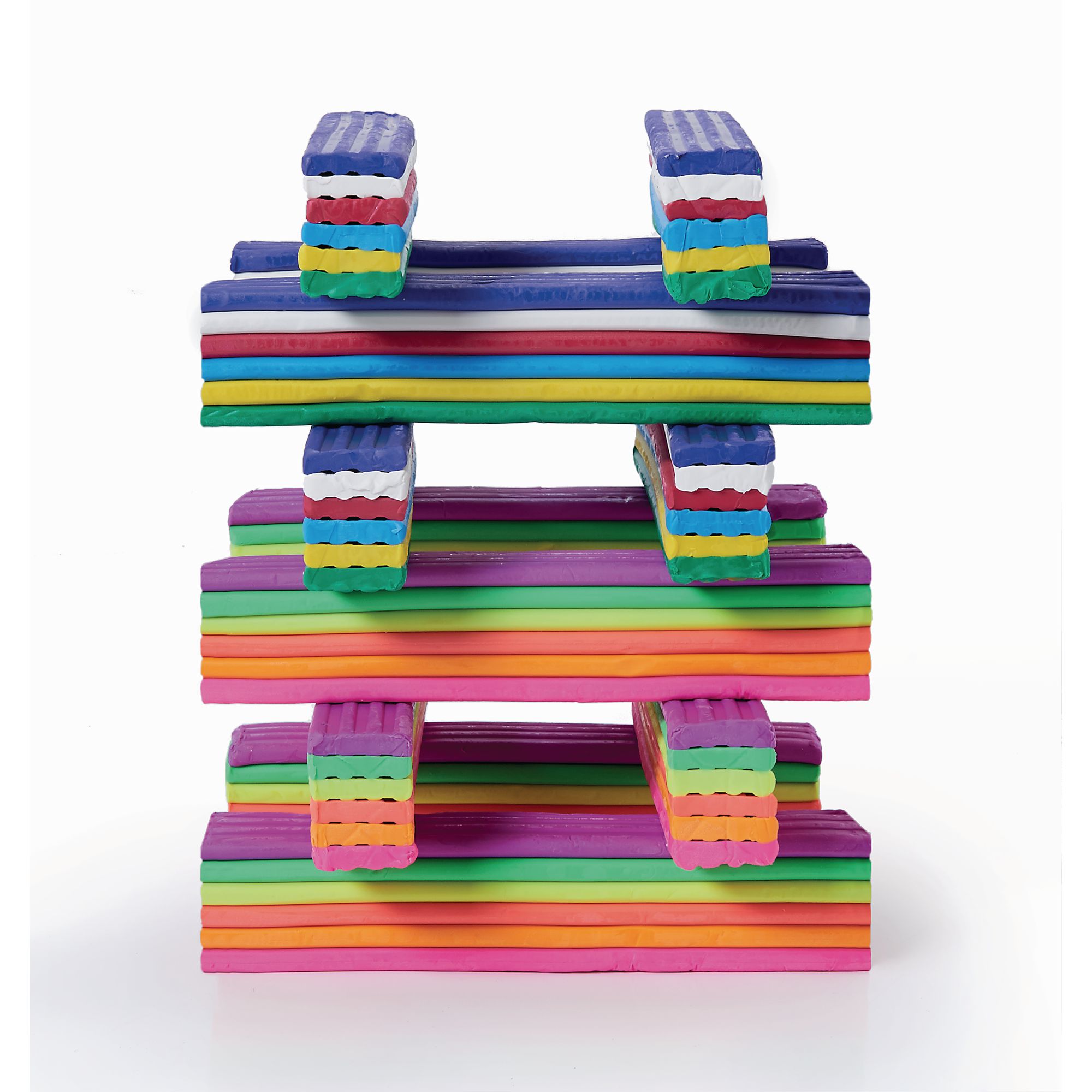 colour clay modelling material