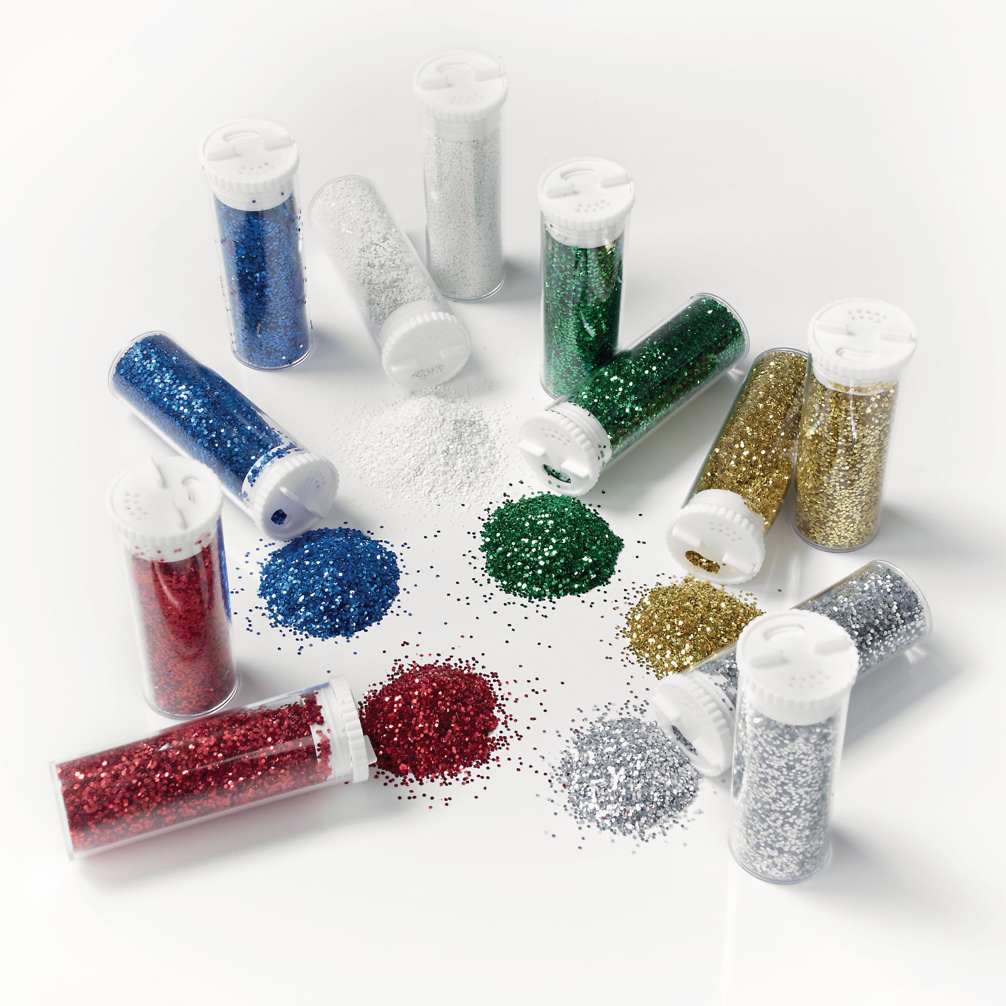 Glitter Shakers Pack of 12 G177131 GLS Educational Supplies