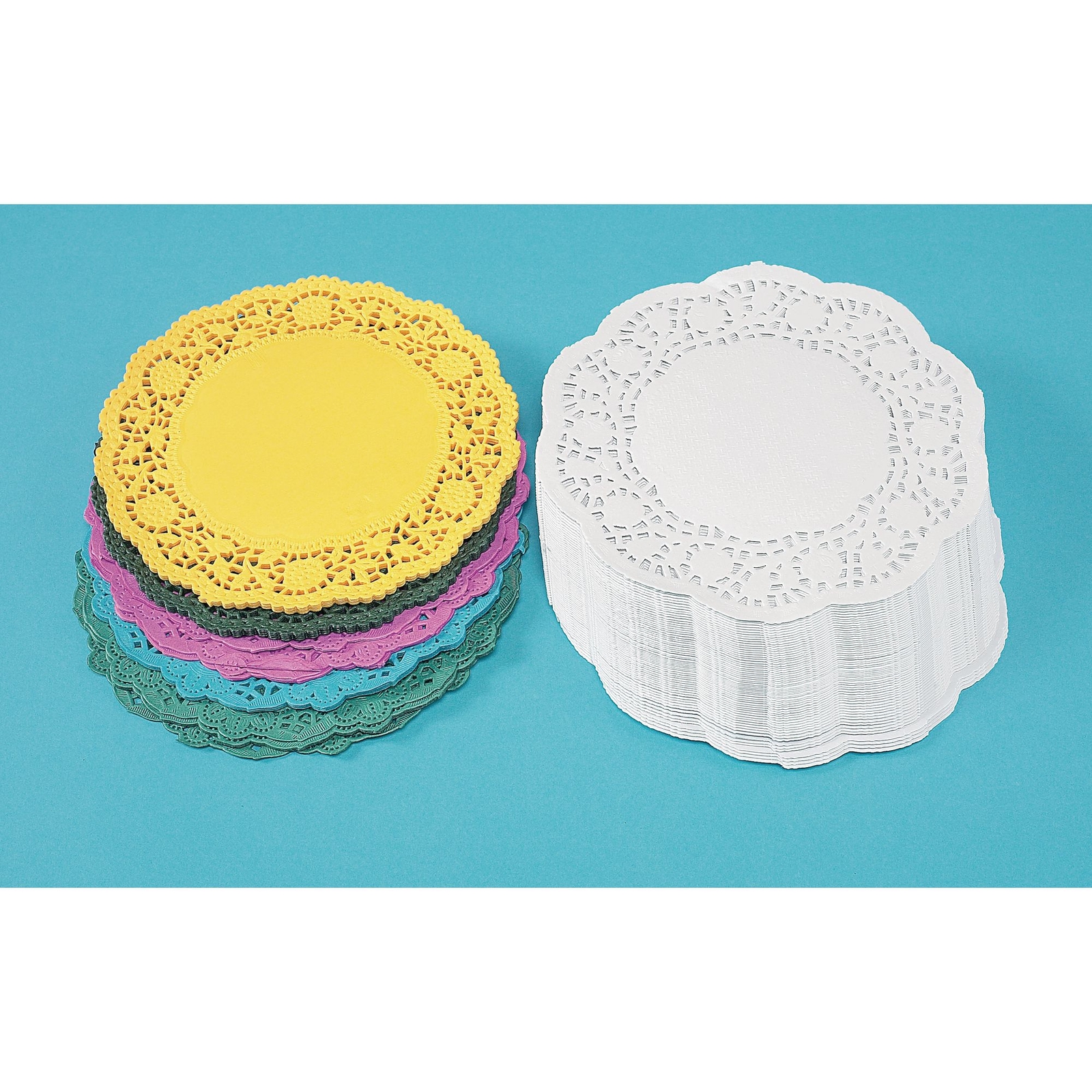 Doilies - Coloured