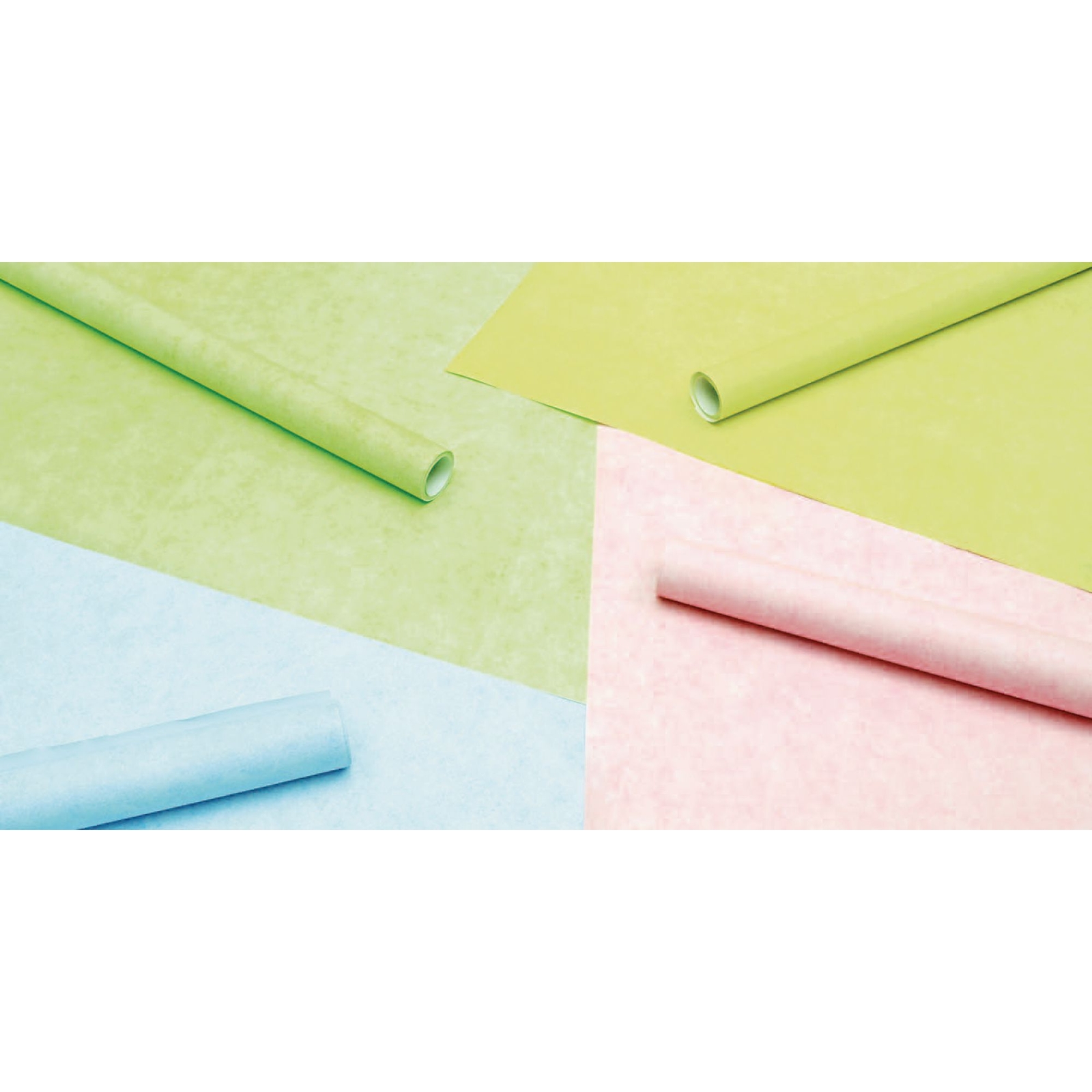 Pastel Fadeless® Extra Wide Poster Display Paper Rolls - Assorted - 1218mm x 3.6m - Pack of 4