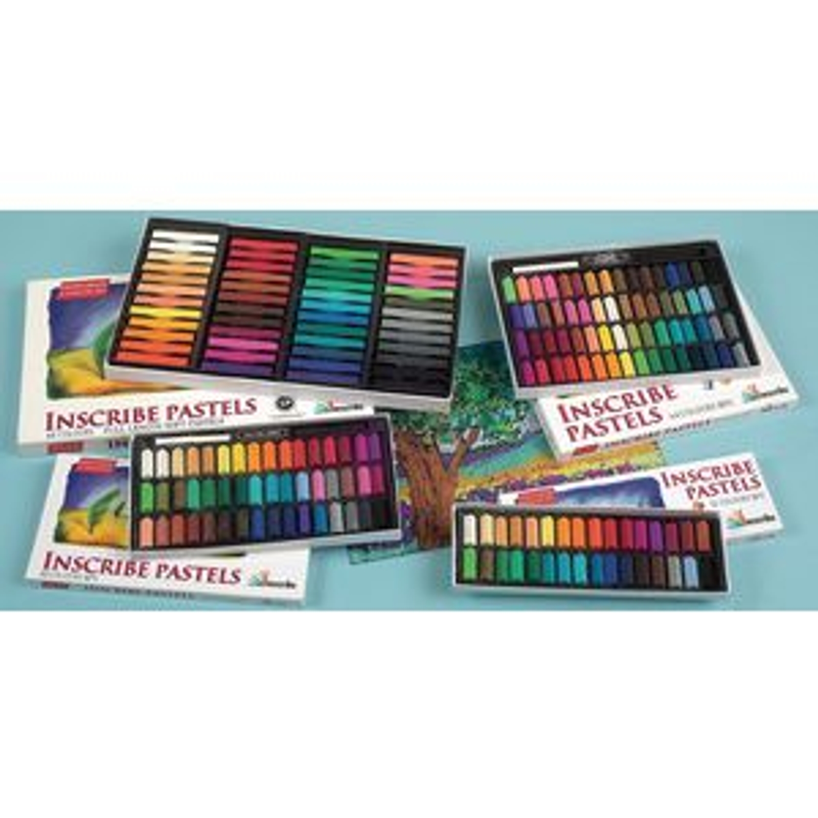 Inscribe Soft Pastels - Full Size Pack of 48