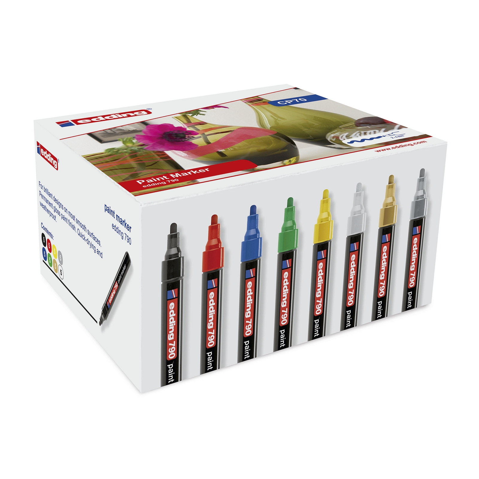 Edding 790 Broad Paintmarkers - Assorted