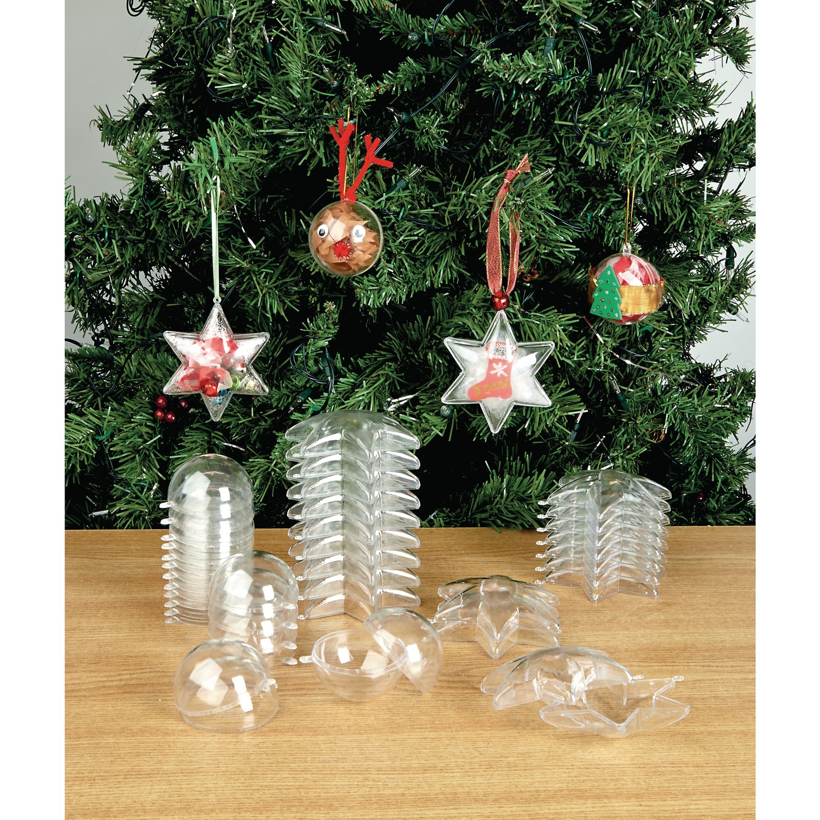 Christmas Collage Bauble Pack of 12