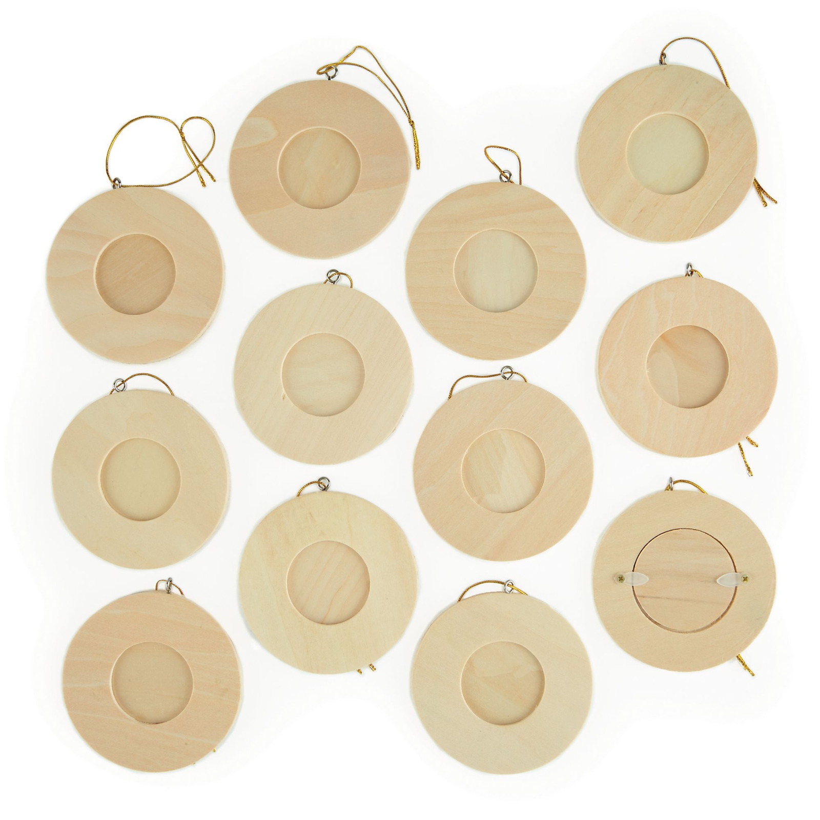 wooden circular frames pack