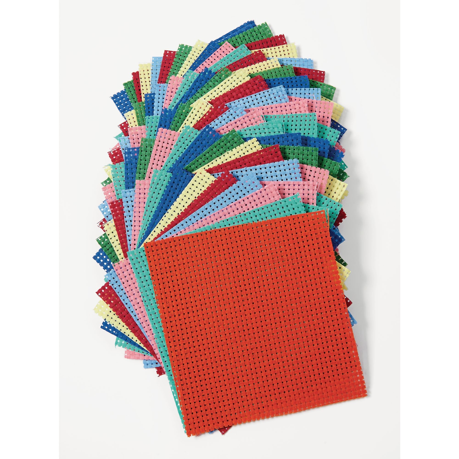 Coloured Binca Squares - Assorted - 15cm Square - Pack of 50