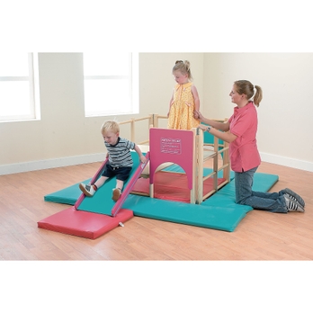 Rainbow Toddler Climbing Frame Findel International