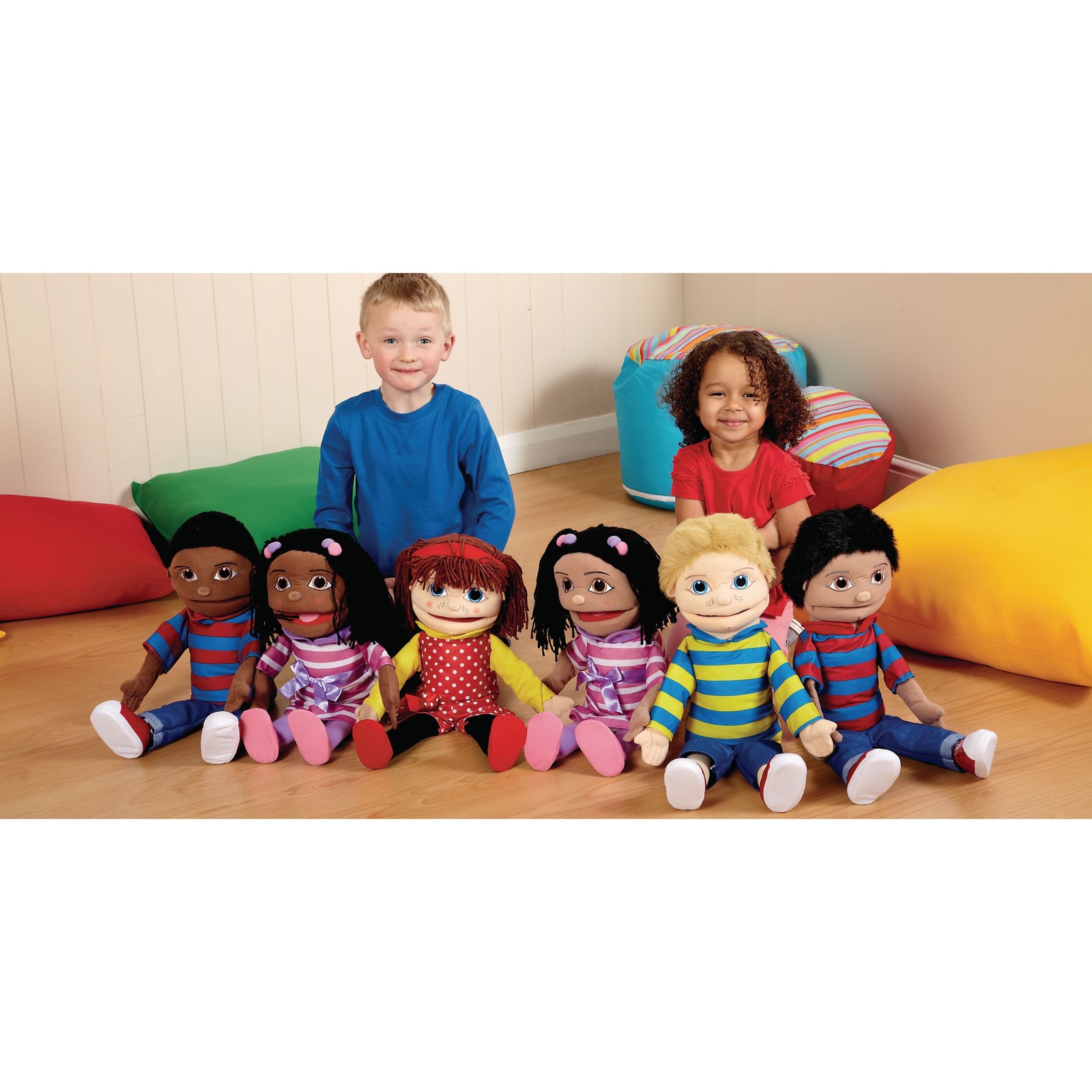 Giant Multicultral Hand Puppets - Black Boy