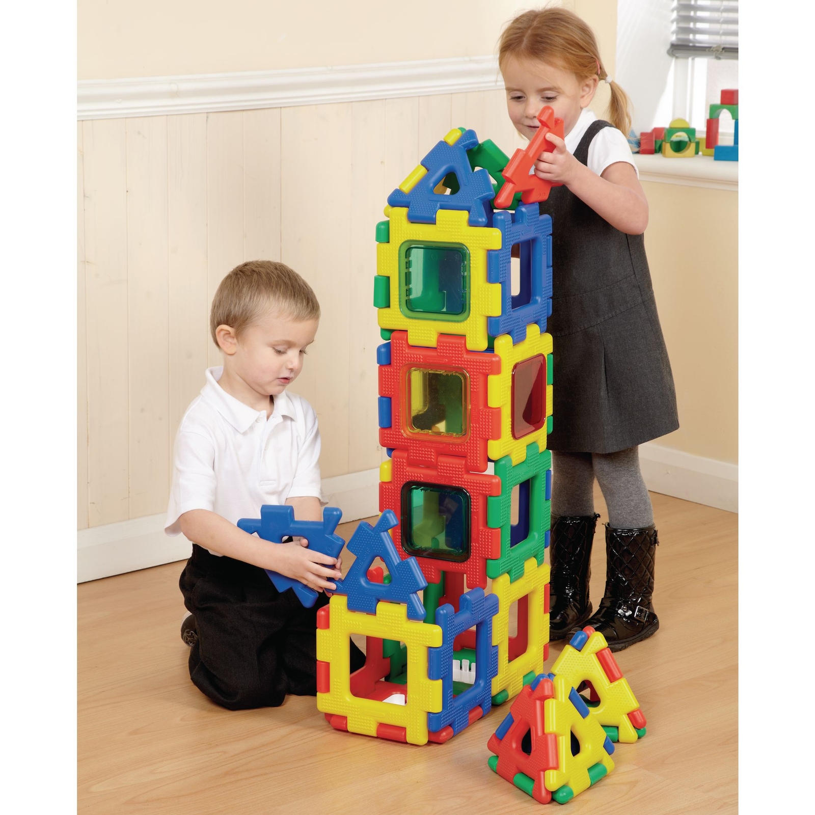 Giant Polydron Bulk Pack x50 pieces