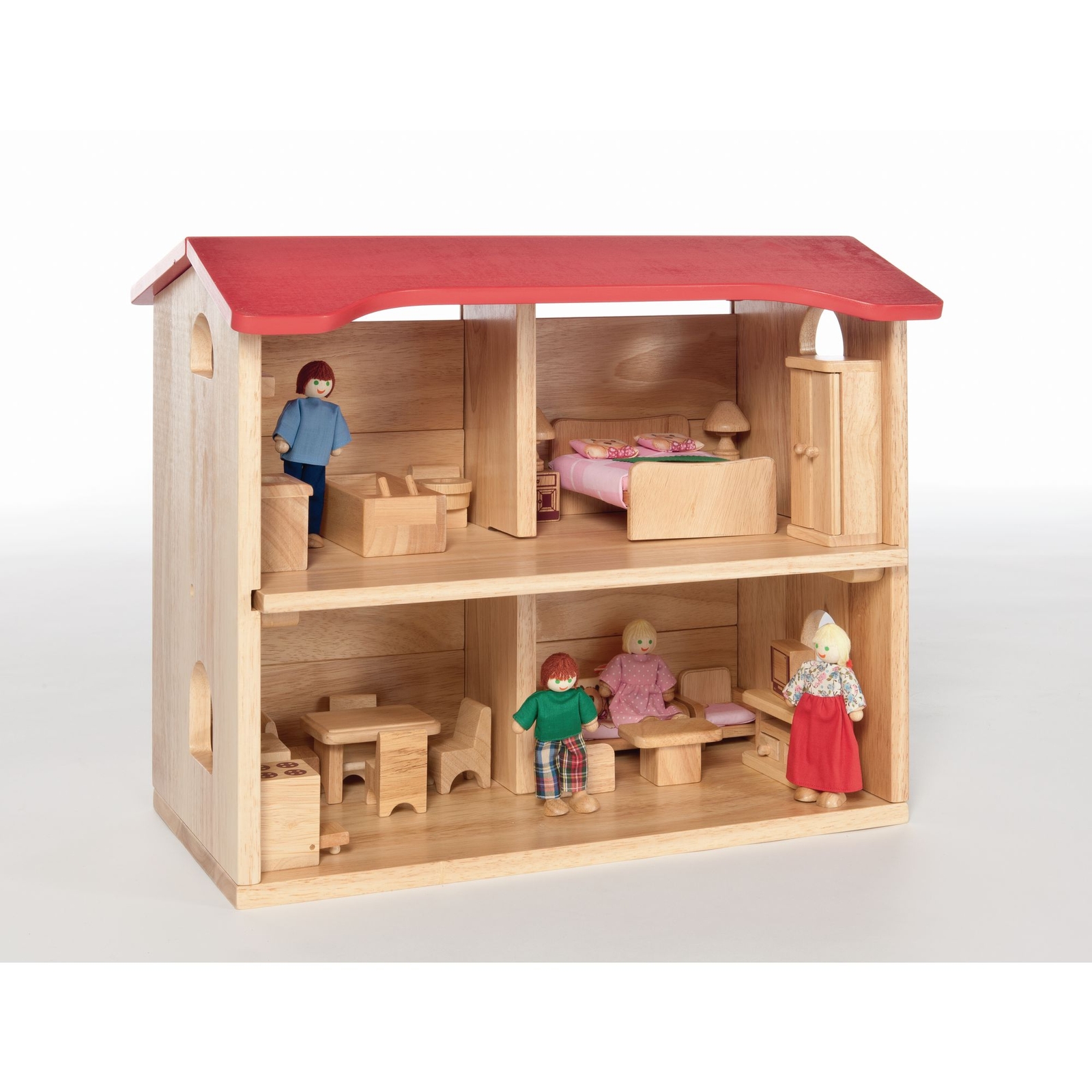 Bigjigs Toys Dolls House Complete