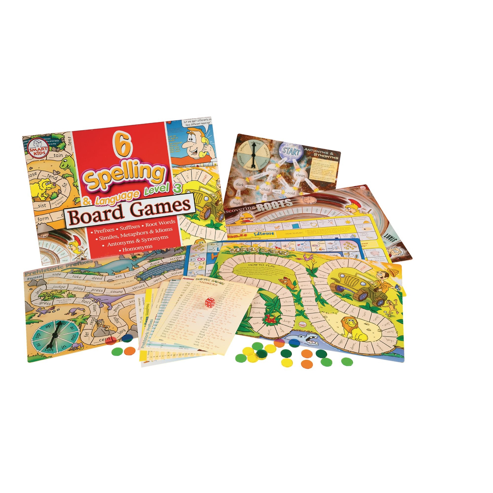 Spelling and Language Board Games Level 3