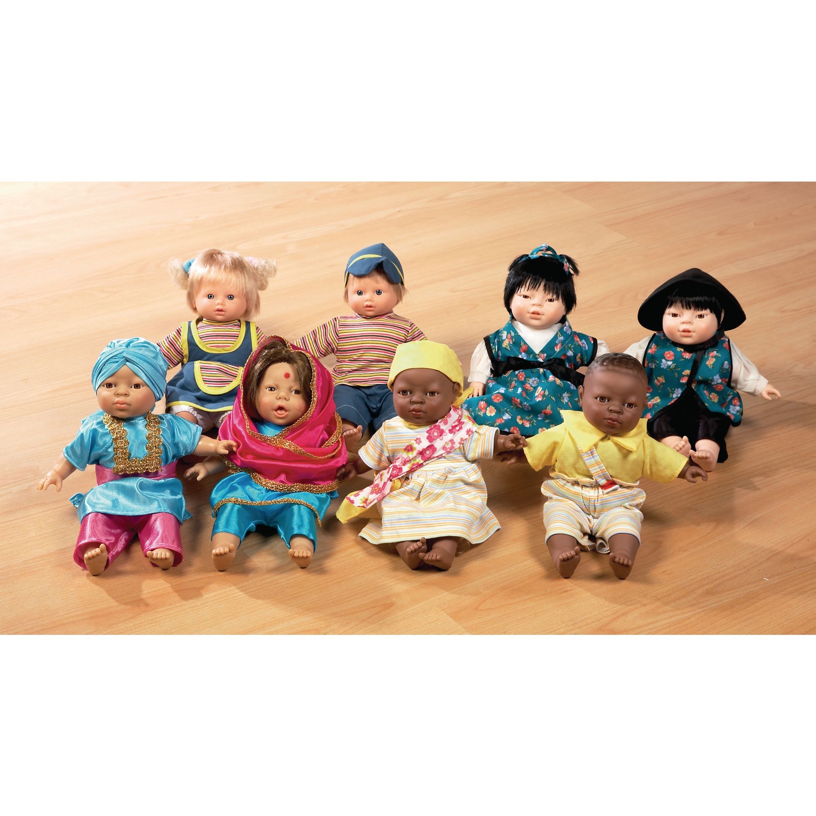 World Children Soft Bodied Oriental Doll - Pack of 2