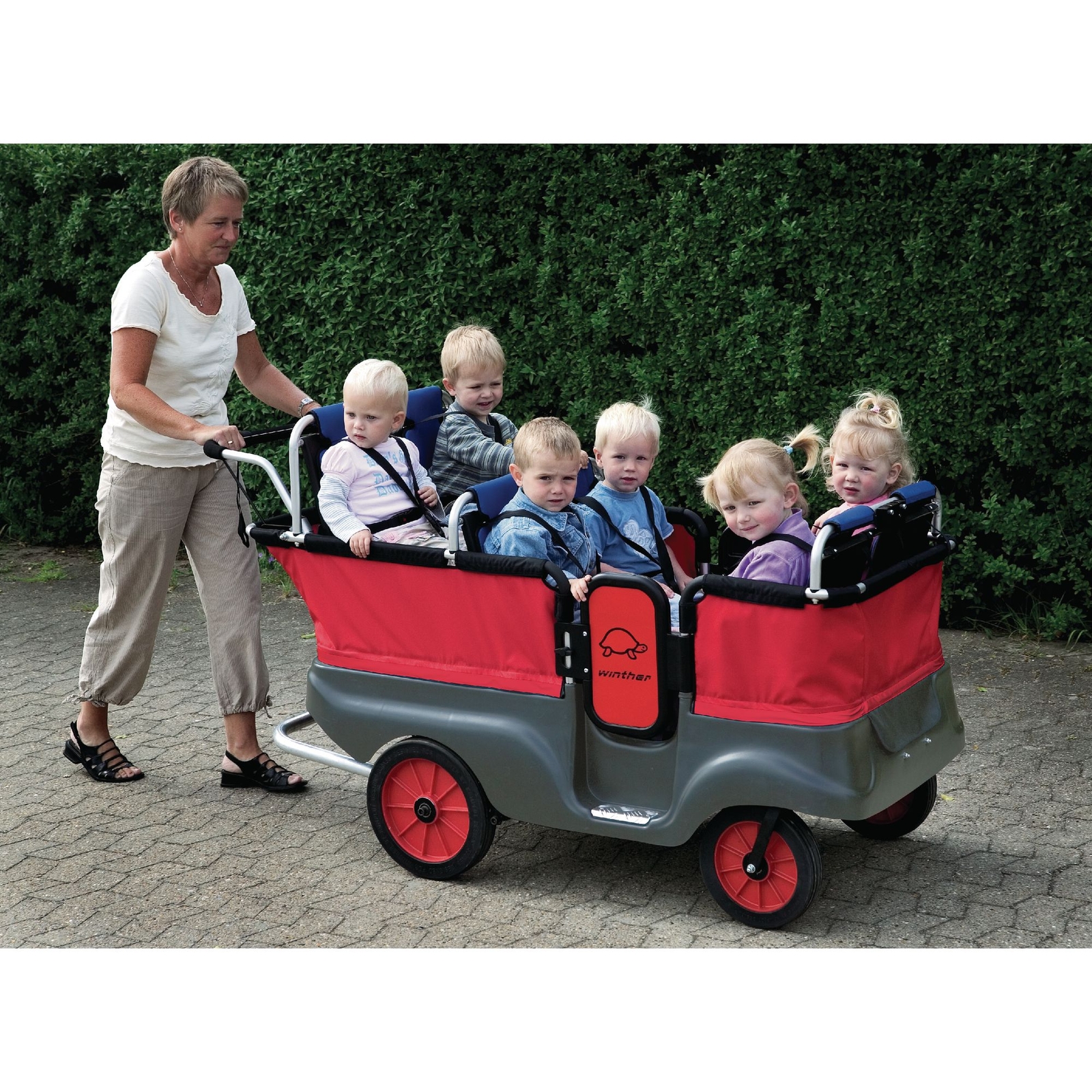 Winther Turtle Kiddy Bus - 6 Seater - W1750 x D750 x H1050mm - Each