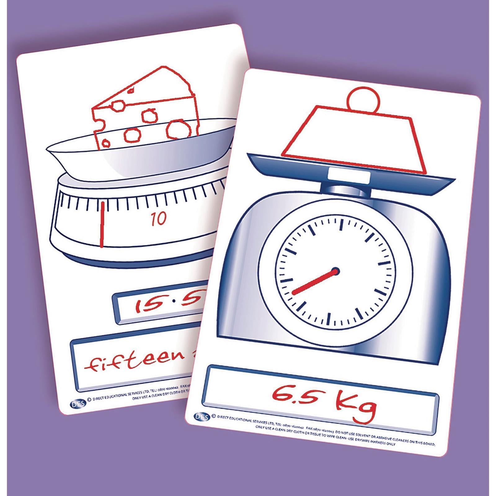 Weight Boards - Teacher - A3