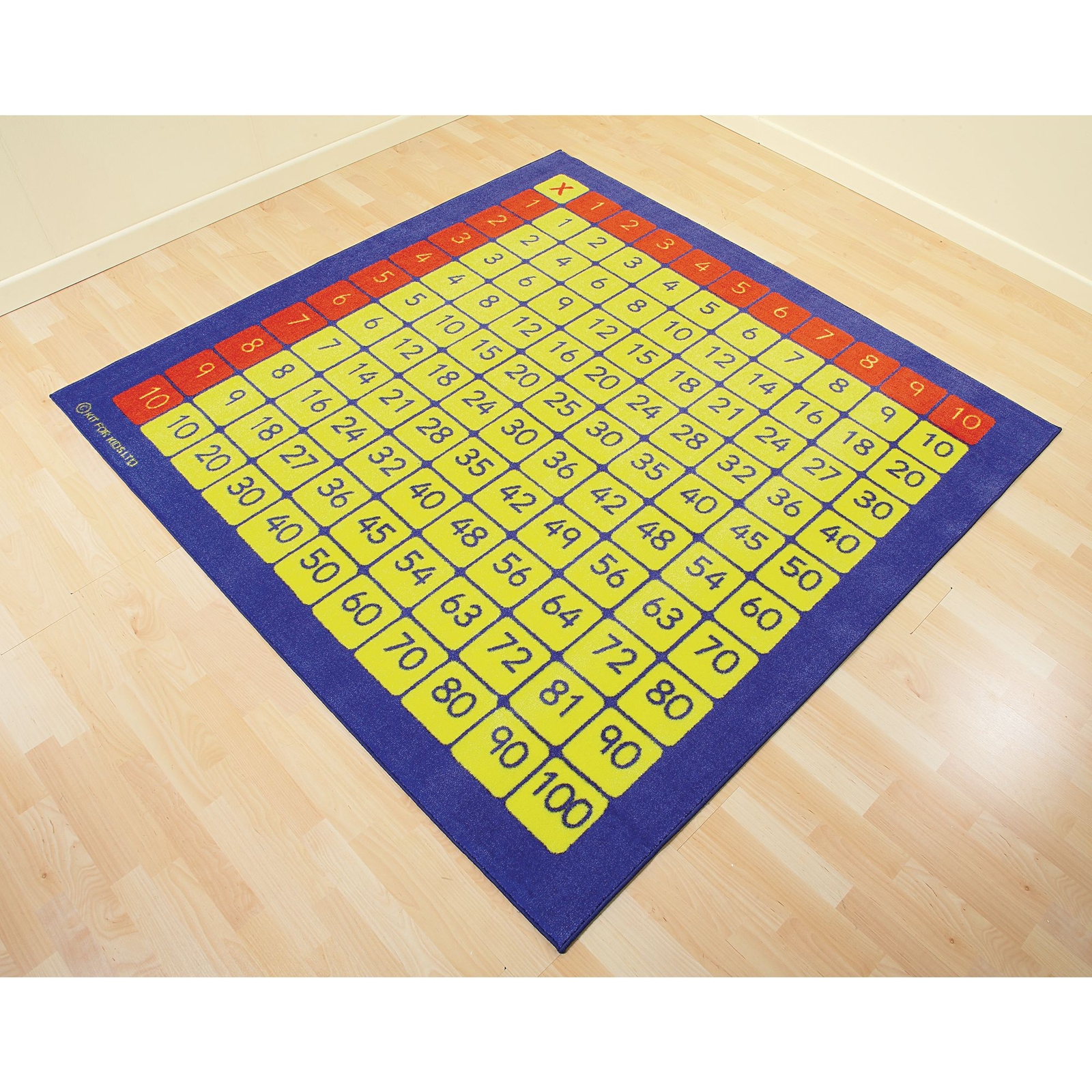 100 Square Multiplication Carpet - Multiplication