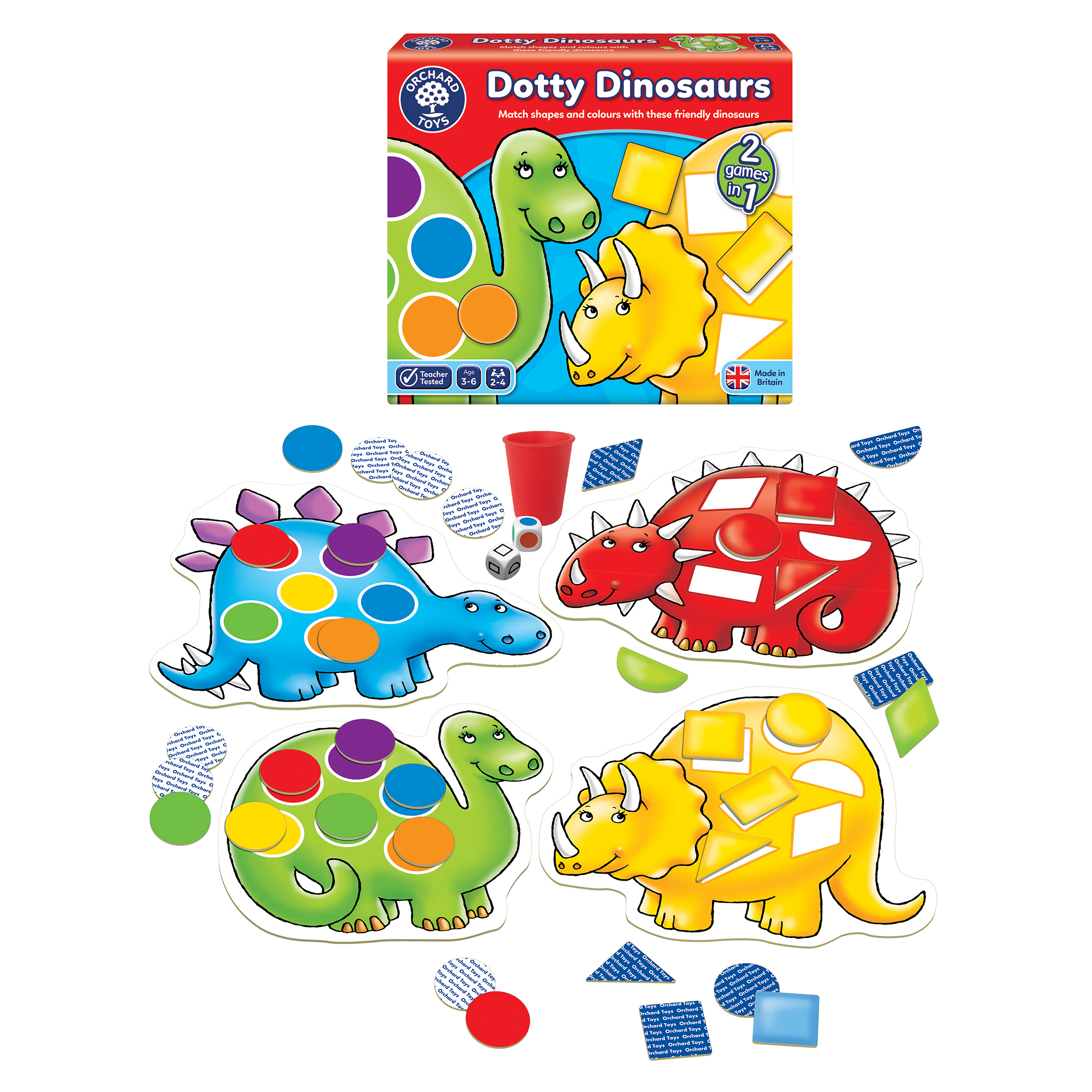 Creativity Street Dinosaurs Sponge Shapes Dinosaurs
