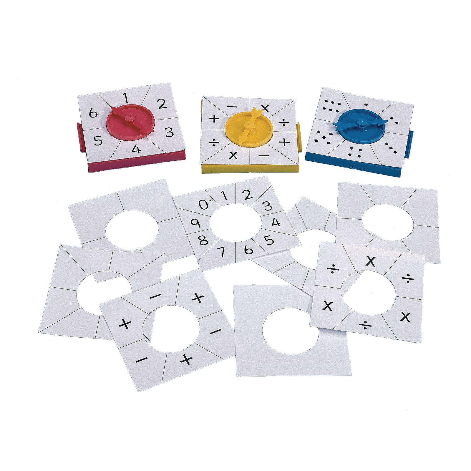 Number Spinners - Set of 3 Spinners