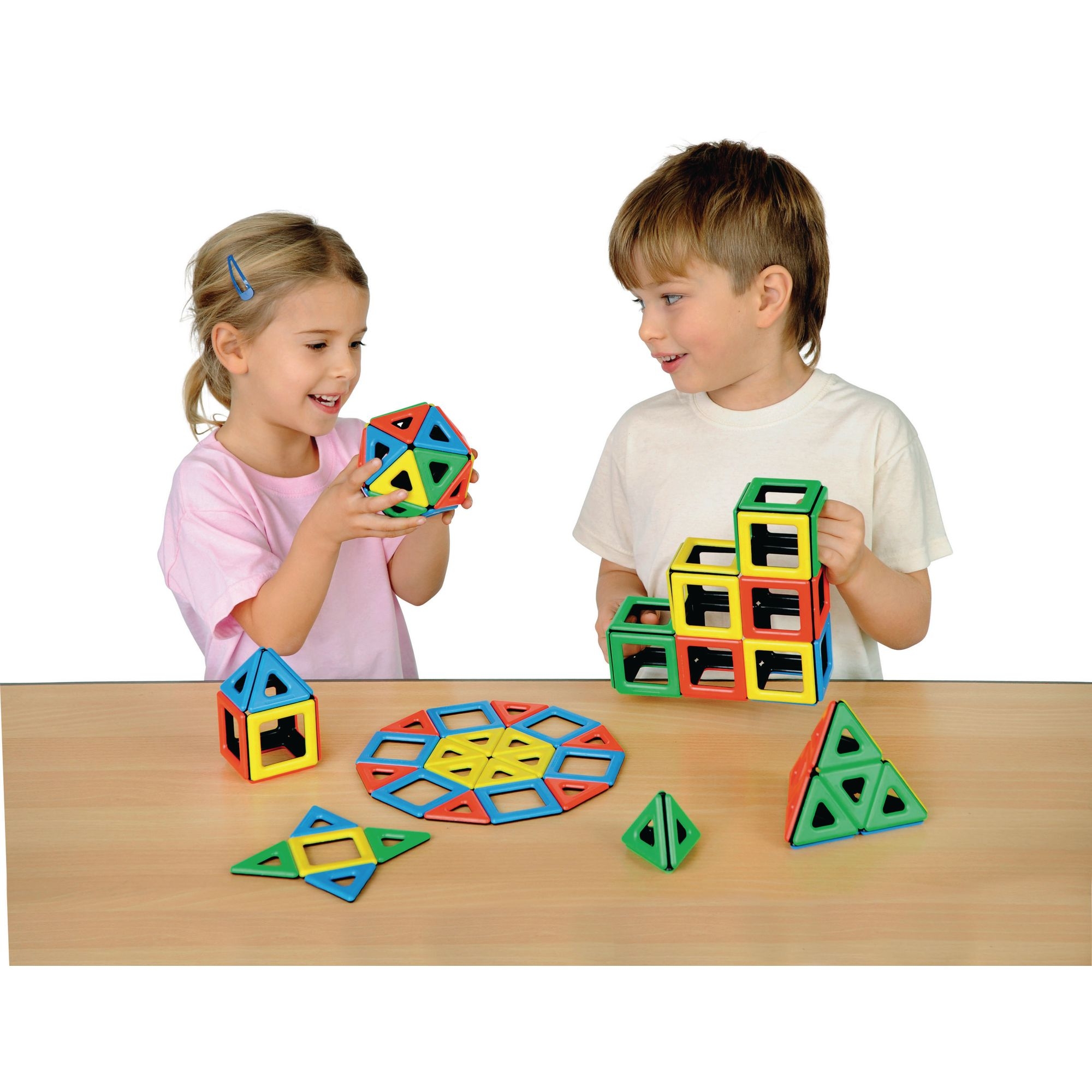 Magnetic Polydron Classpack 96 Pieces