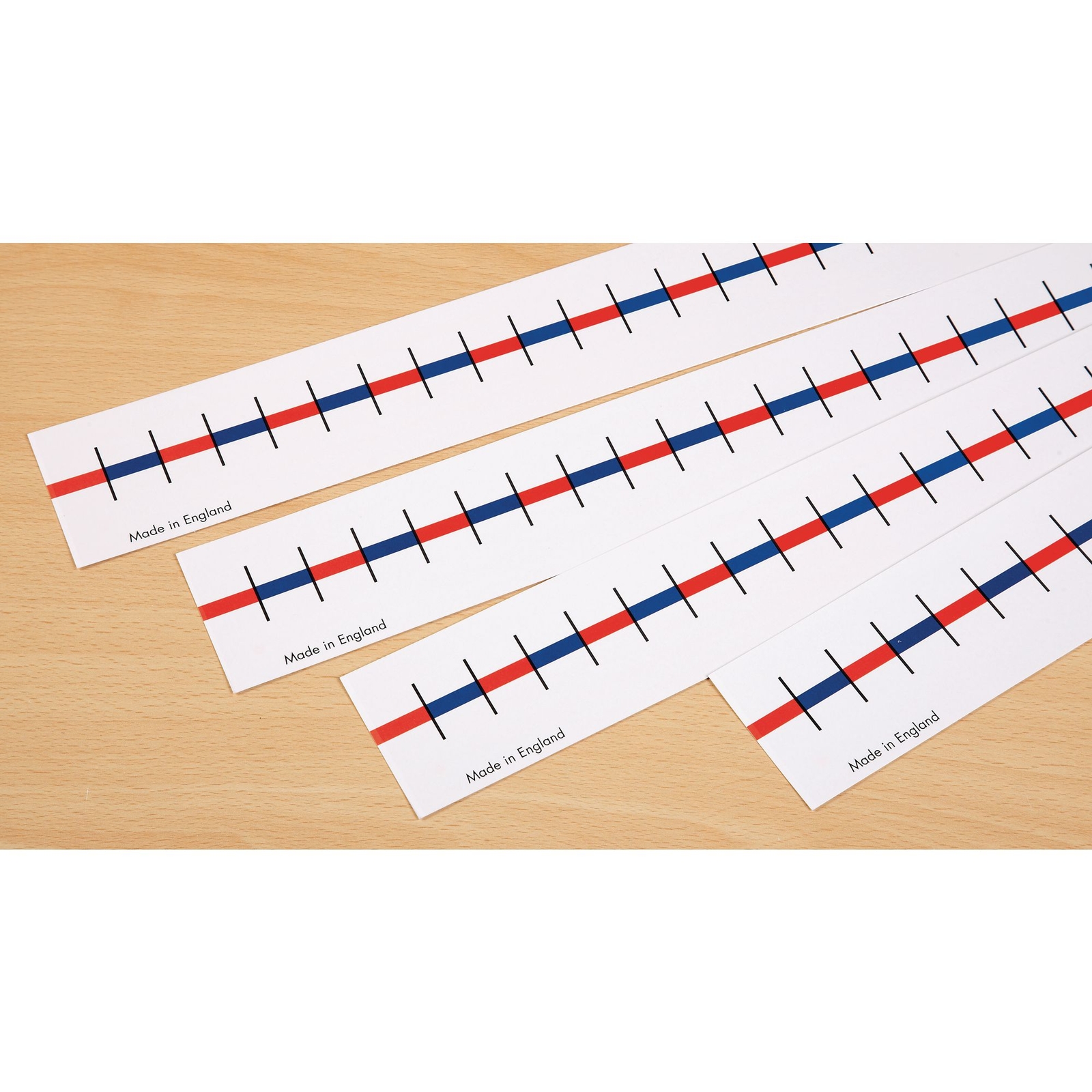 Blank Table Top Number Line - 0 to 20 - Pack 10