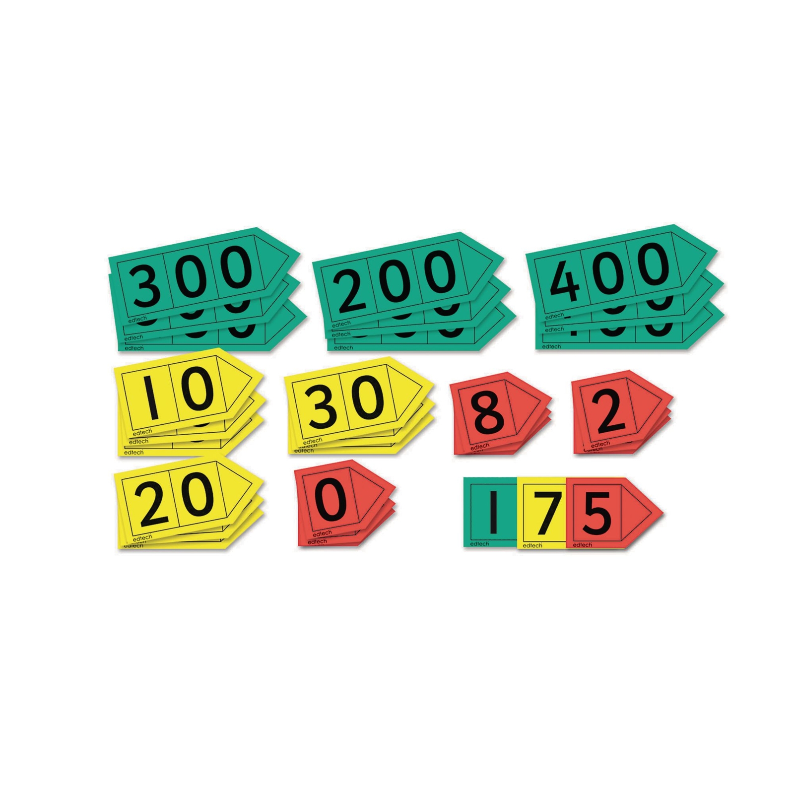 Magnetic Place Value Arrows - Hundreds, Tens & Units